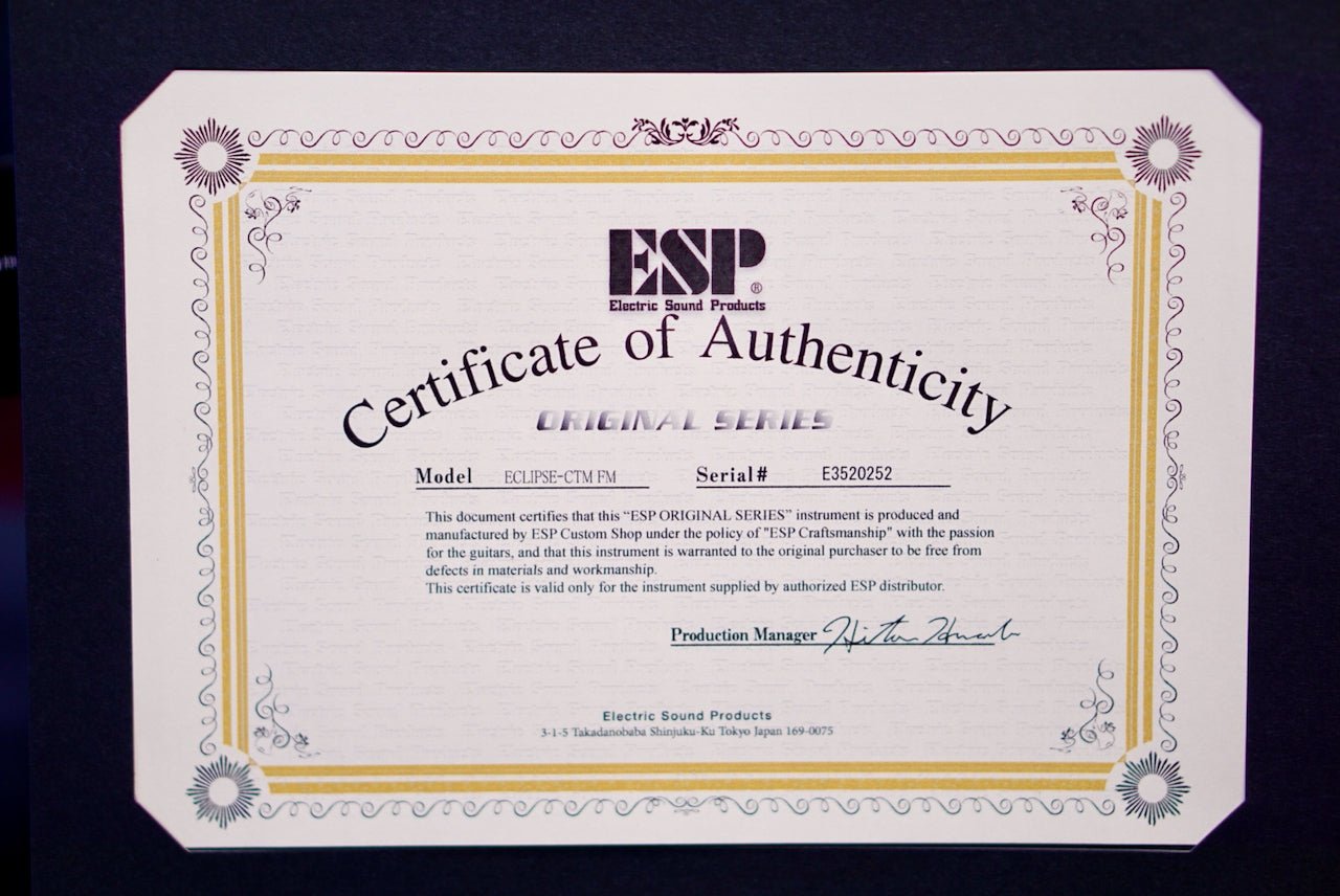 ESP ECLIPSE-CTM FM Purple Red Gradation E3520252