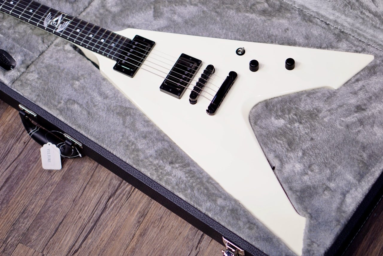 ESP Vulture James Hetfield Signature Olympic White EJHV0204