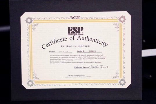 ESP Original M-II CTM FR/M Black E6090242