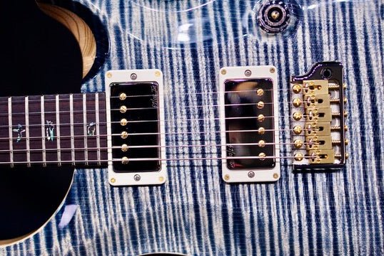 PRS Custom 24 Piezo wood library Rosewood Neck Run Faded Whale Blue 0405771