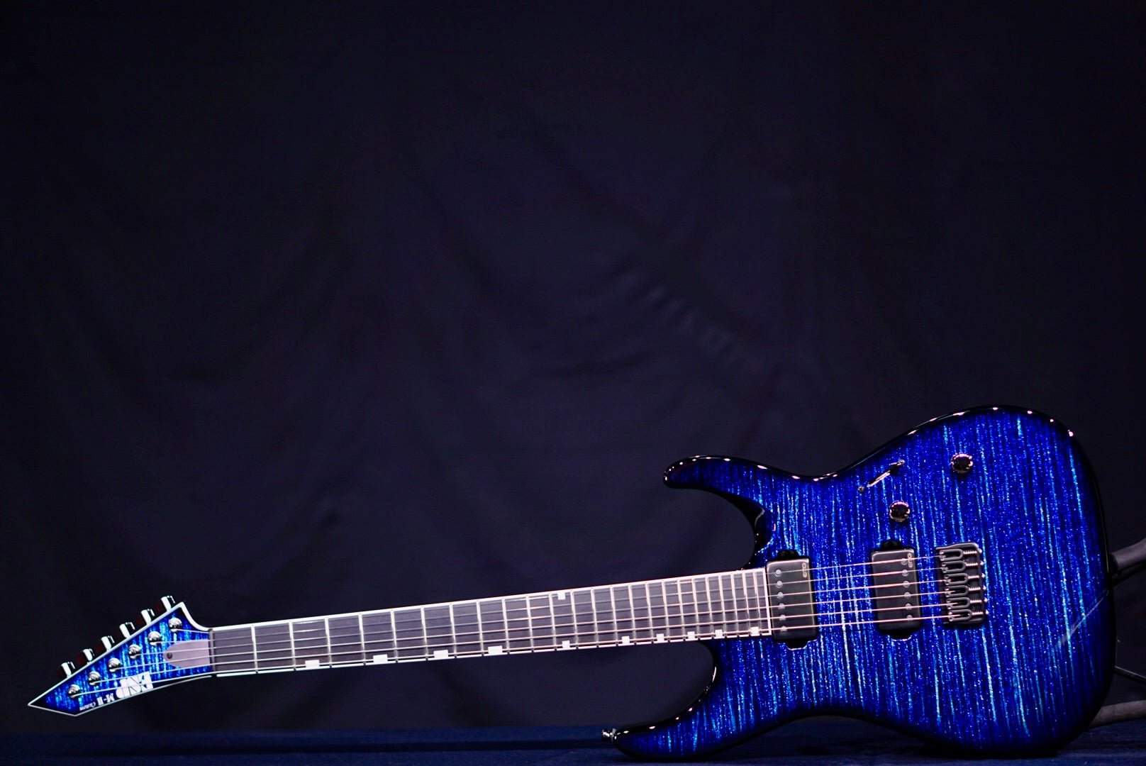ESP Original M-II CTM NT/E Glitter Storm Blue E3511242