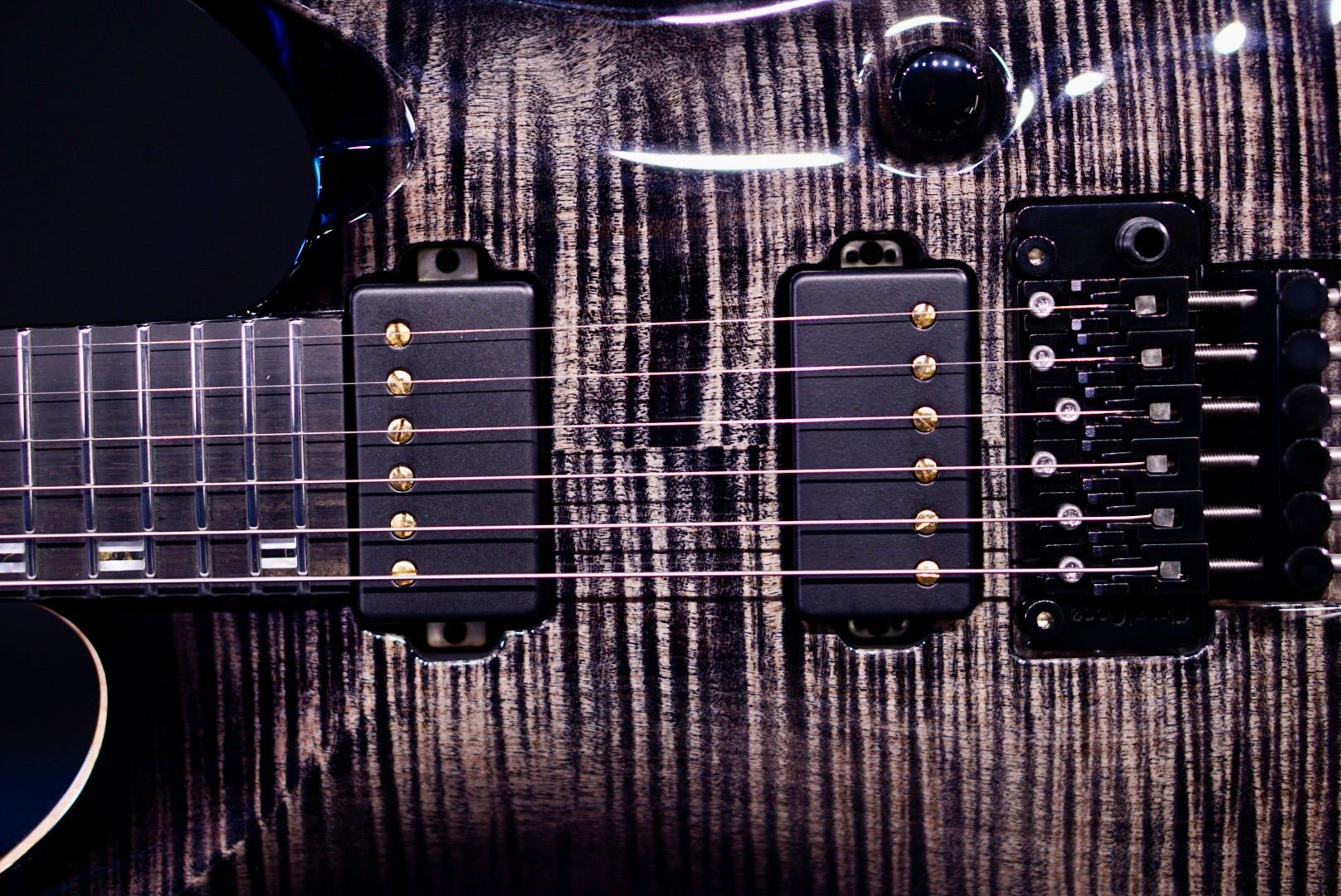 ESP Horizon FR CTM See Thru Black Smoke Burst E1021242
