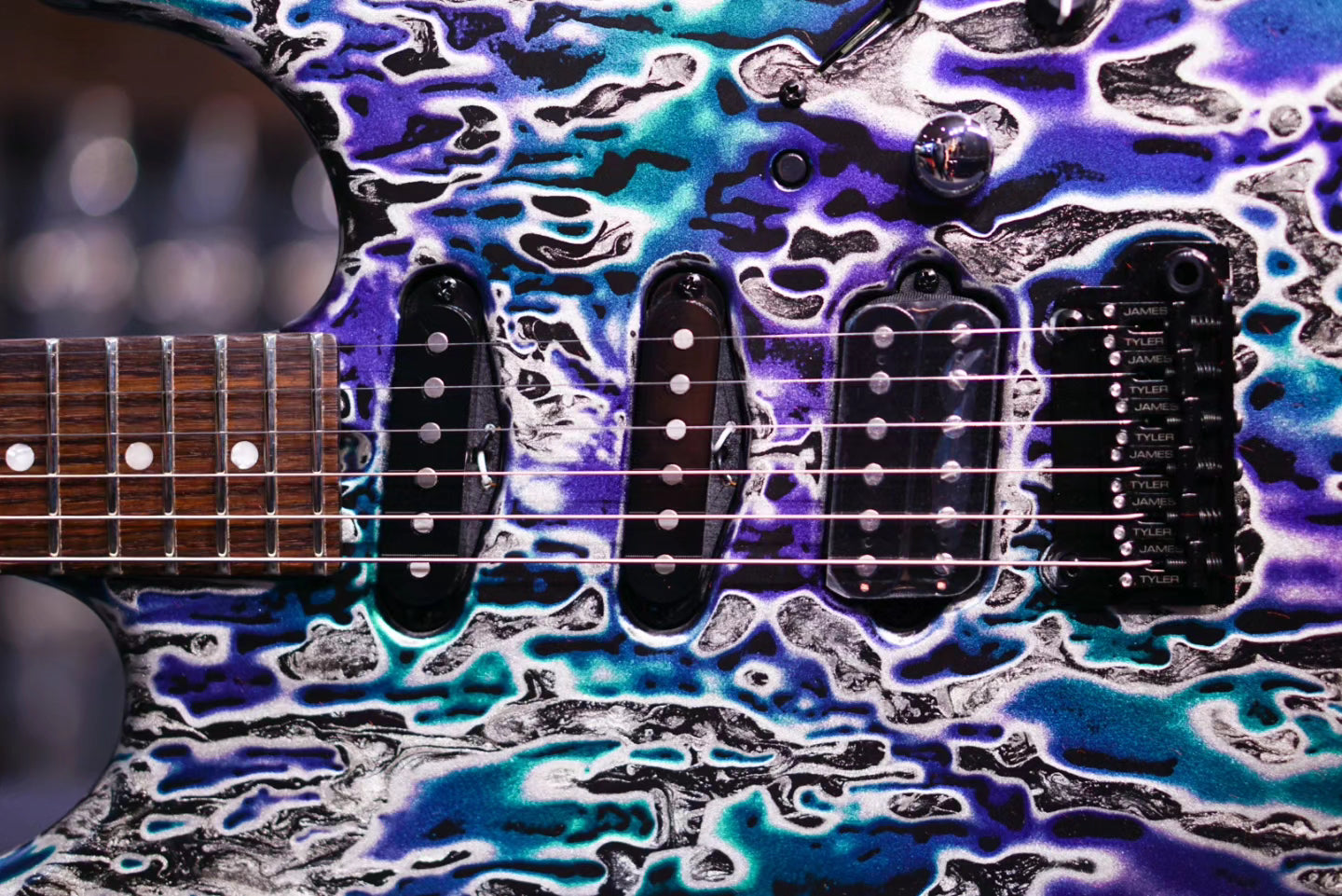 James tyler Studio Elite HD Alien Guano rear route 23432 - HIENDGUITAR James Tyler GUITAR