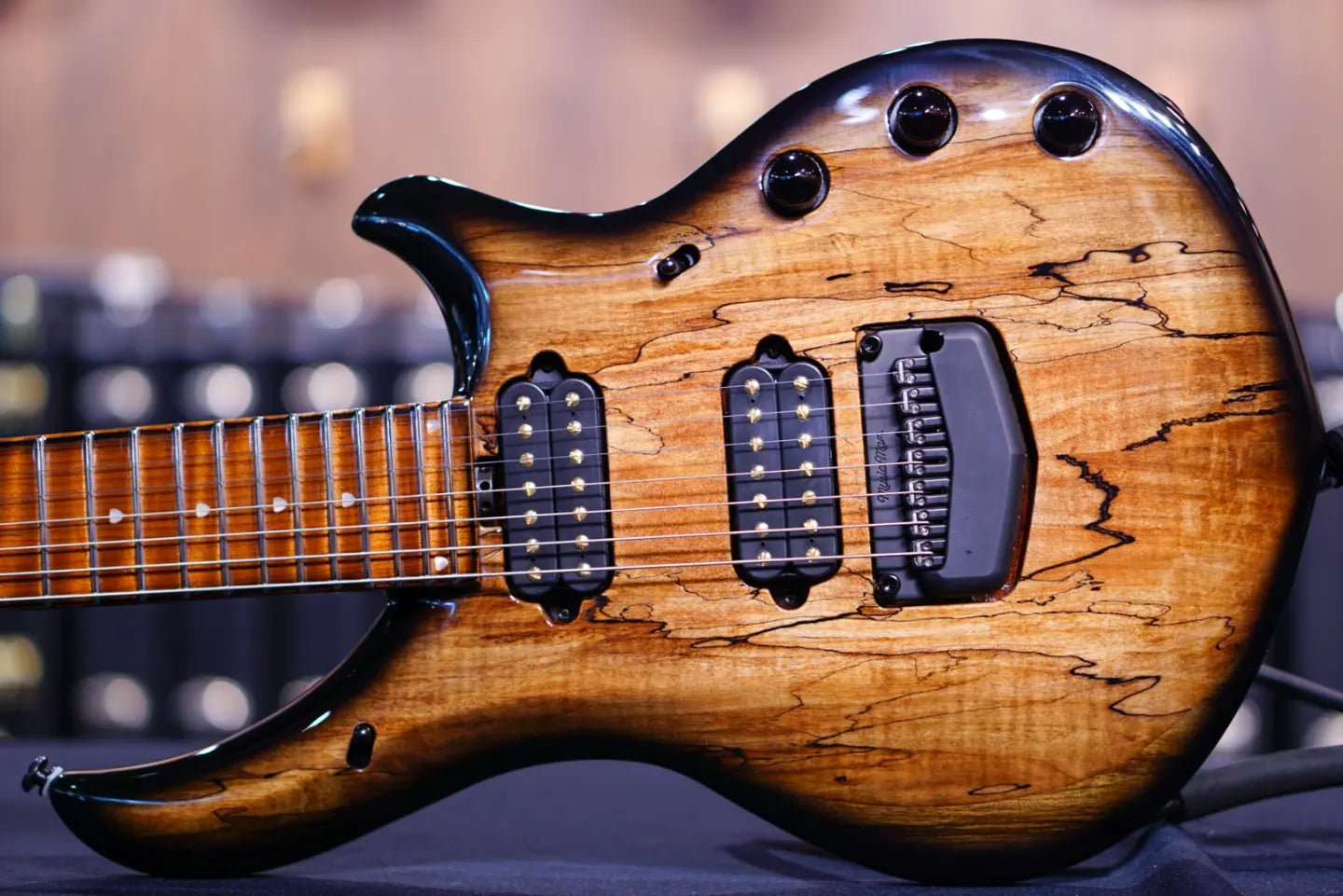 Ernie Ball Music Man John Petrucci Limited-edition Maple Top Majesty 7-string Spice Melange M017068 - HIENDGUITAR Musicman GUITAR