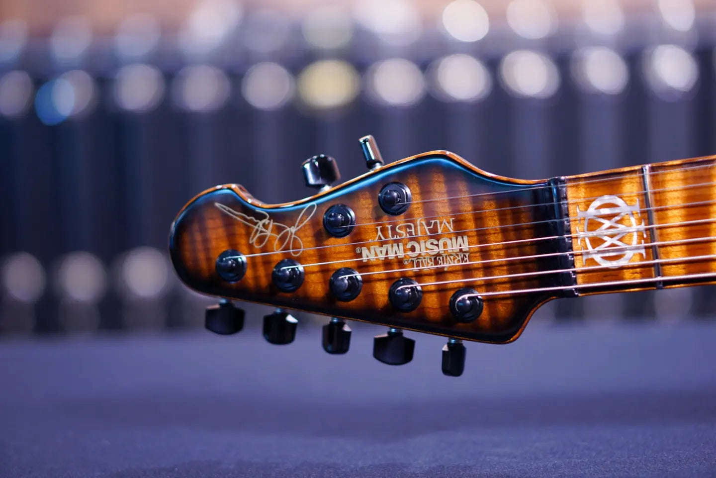 Ernie Ball Music Man John Petrucci Limited-edition Maple Top Majesty 7-string Spice Melange M017068 - HIENDGUITAR Musicman GUITAR