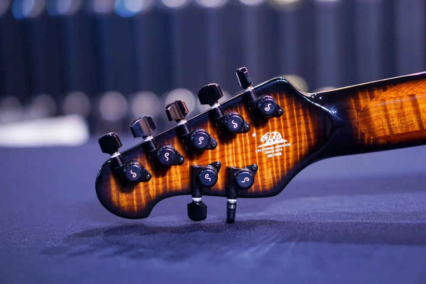 Ernie Ball Music Man John Petrucci Limited-edition Maple Top Majesty 7-string Spice Melange M017068 - HIENDGUITAR Musicman GUITAR