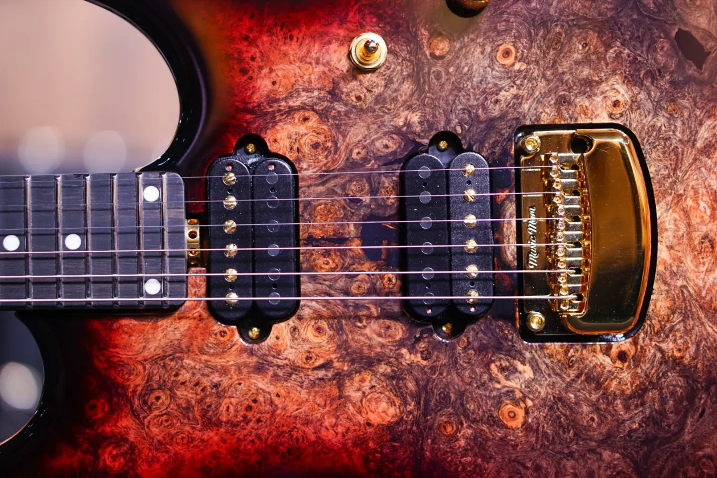 ERNIE BALL MUSIC MAN CUTLASS HH TREM - 6 STRING - JASON RICHARDSON - RORSCHACH RED
S08957 - HIENDGUITAR Musicman GUITAR