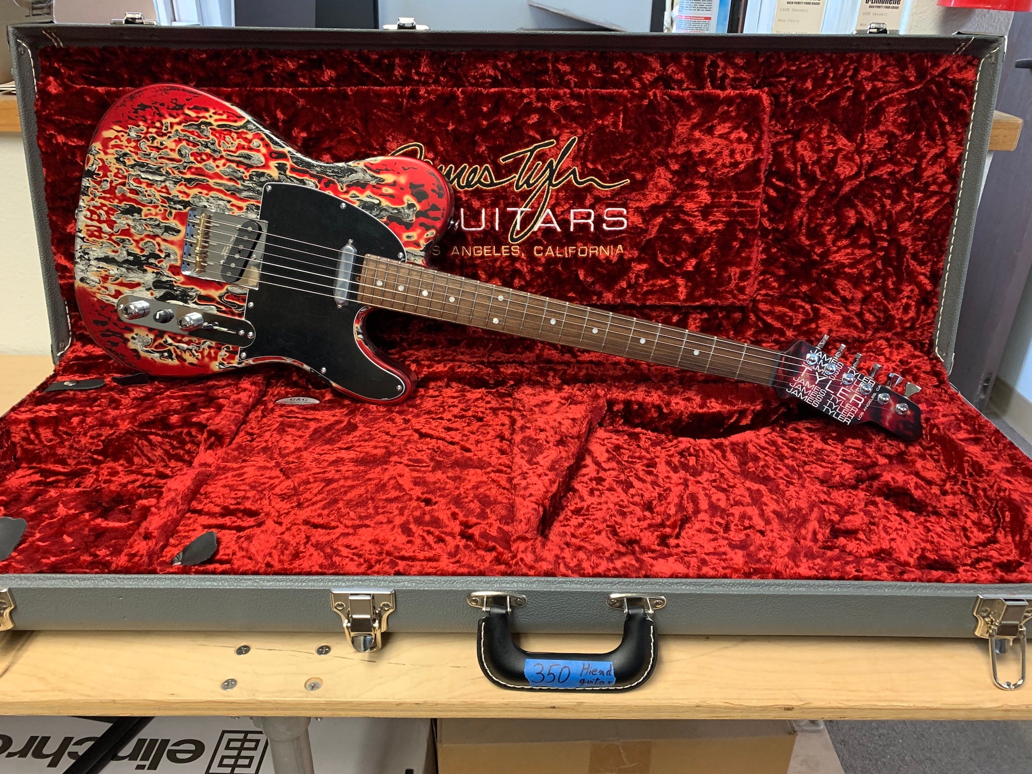 James tyler Tylerbastar Burning Water 2K 23430 - HIENDGUITAR James Tyler GUITAR