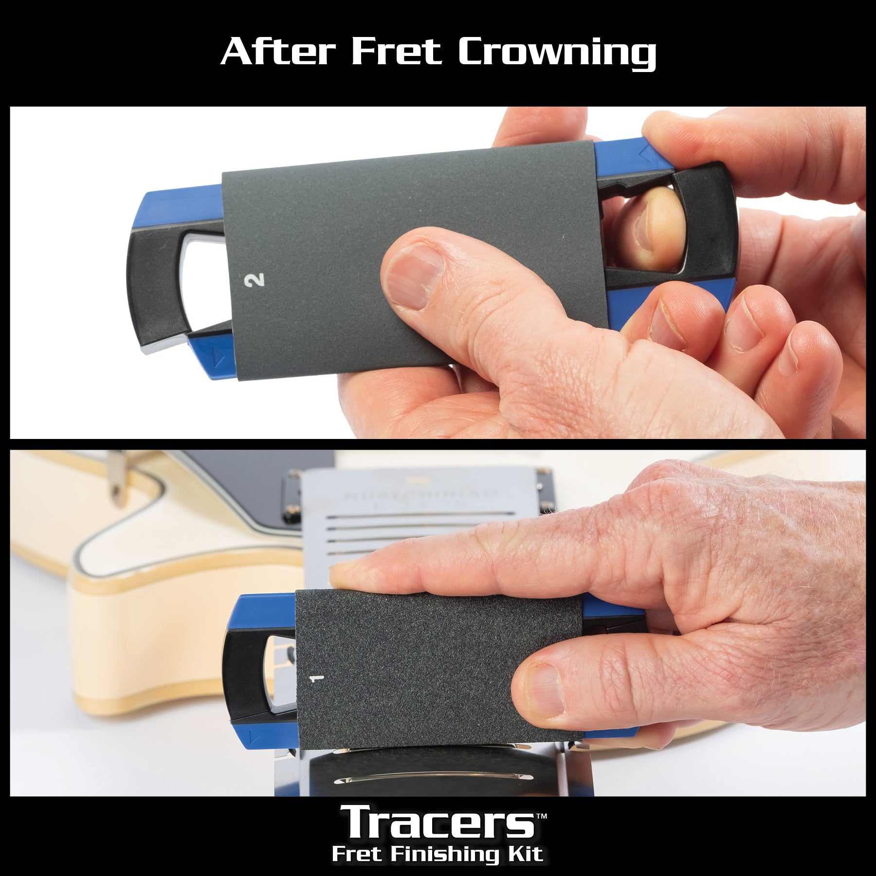 MusicNomad 6 pc. Tracers Fret Finishing Kit MN860