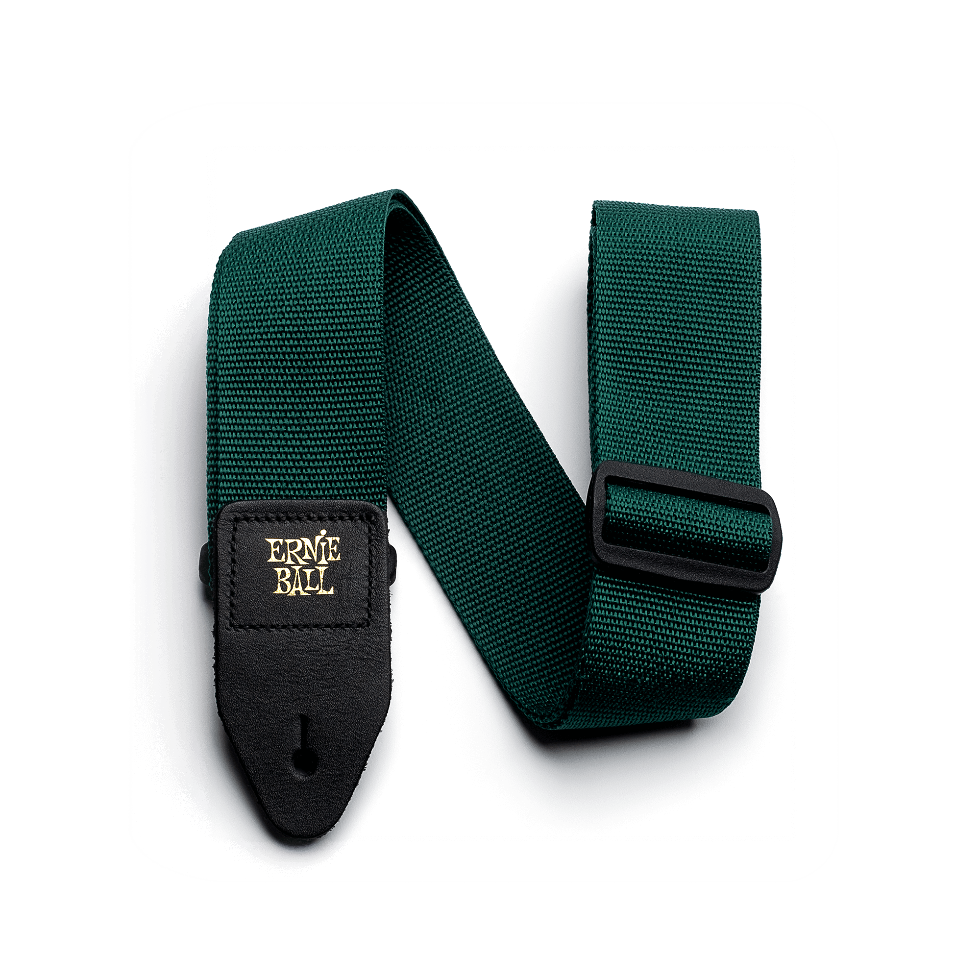 Polypro Guitar Strap/Bass Strap - Forest Green