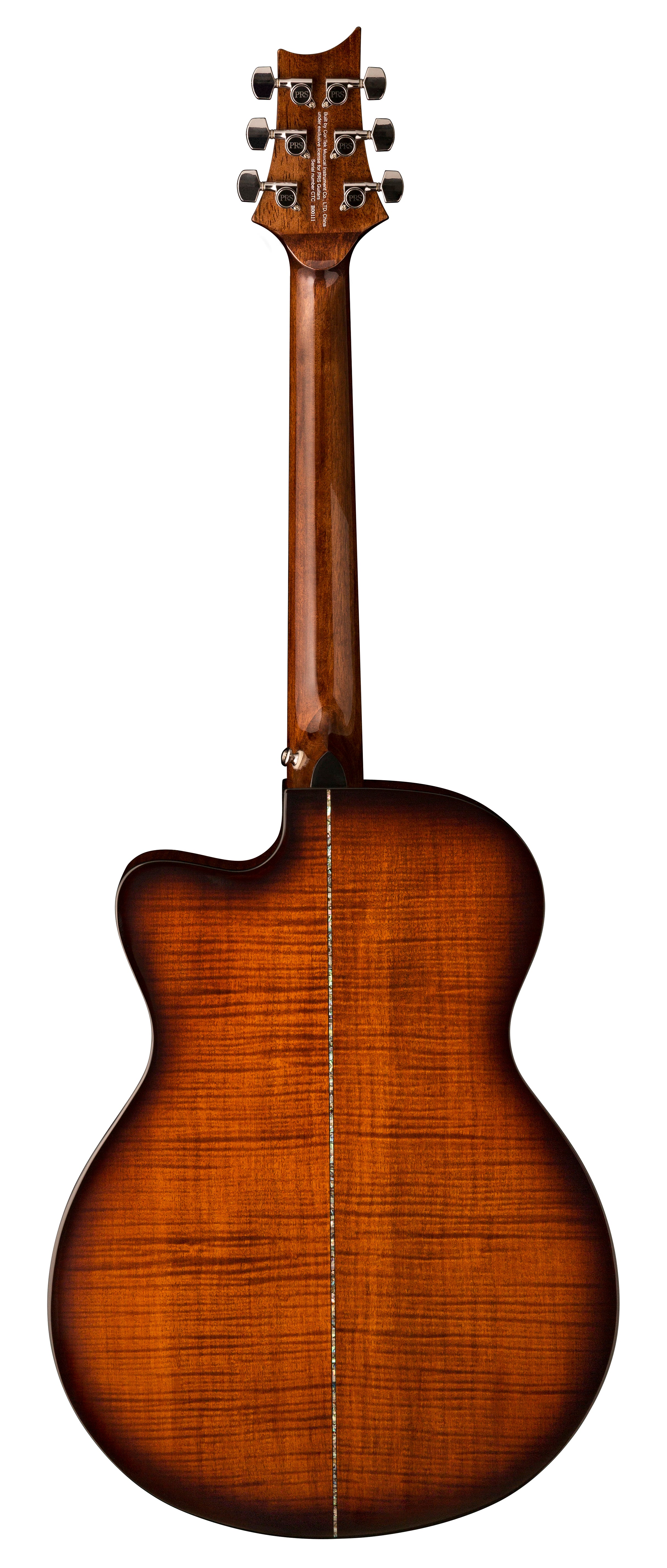 PRS Acoustic SE A50E Natural w/ Black Gold Burst 2023 - HIENDGUITAR PRS SE GUITAR