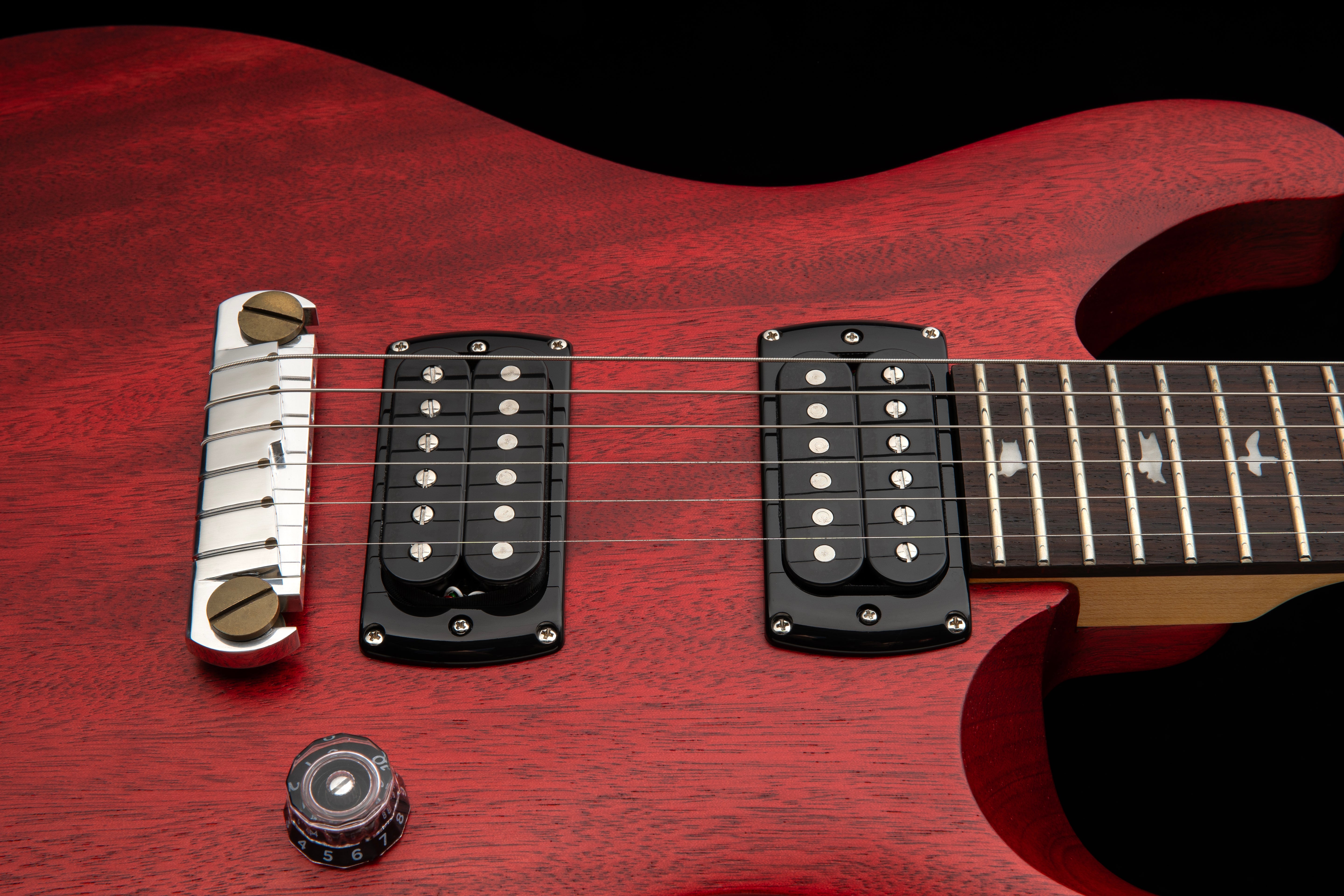 PRS SE CE24 Standard Stoptail Satin Vintage Cherry