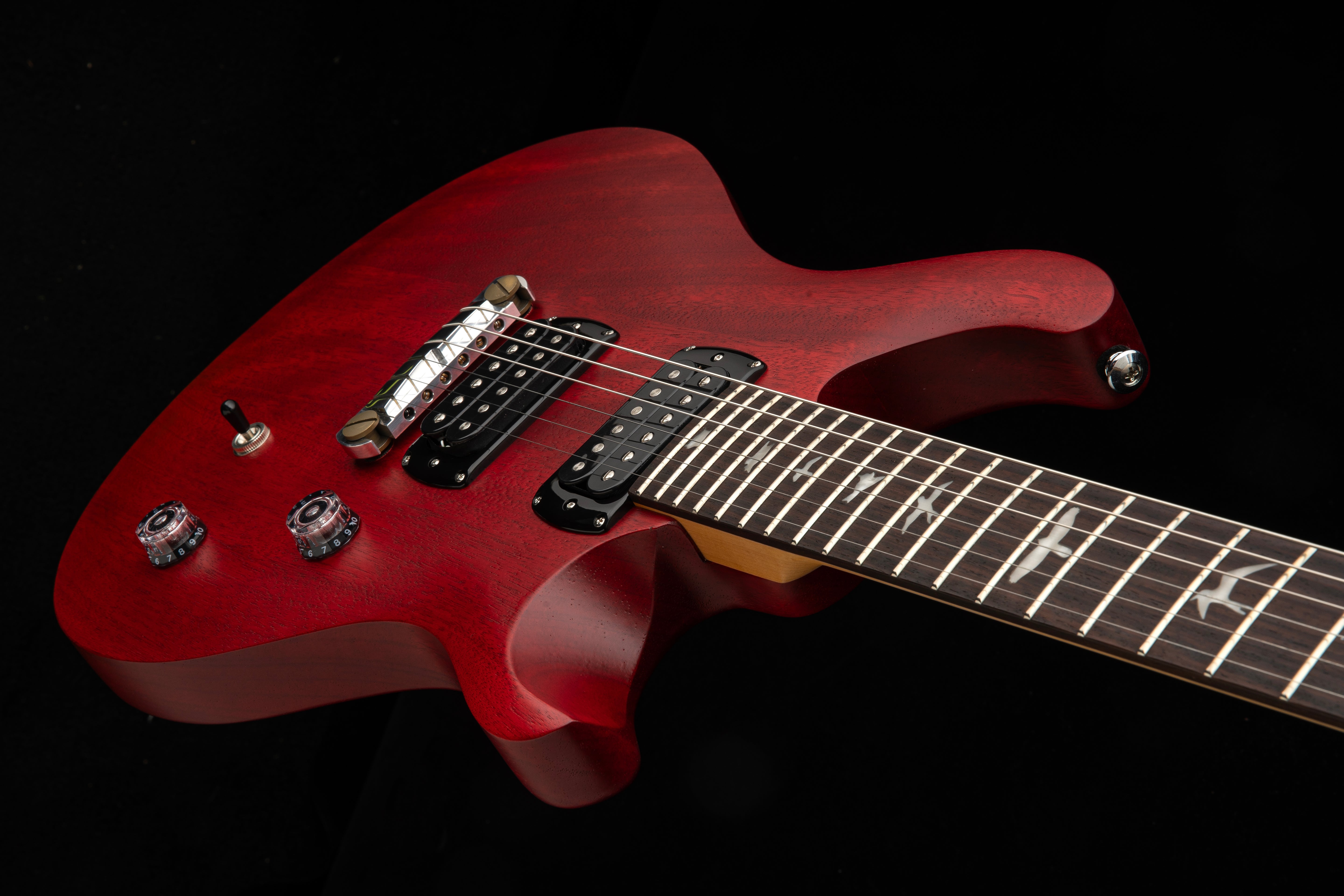 PRS SE CE24 Standard Stoptail Satin Vintage Cherry