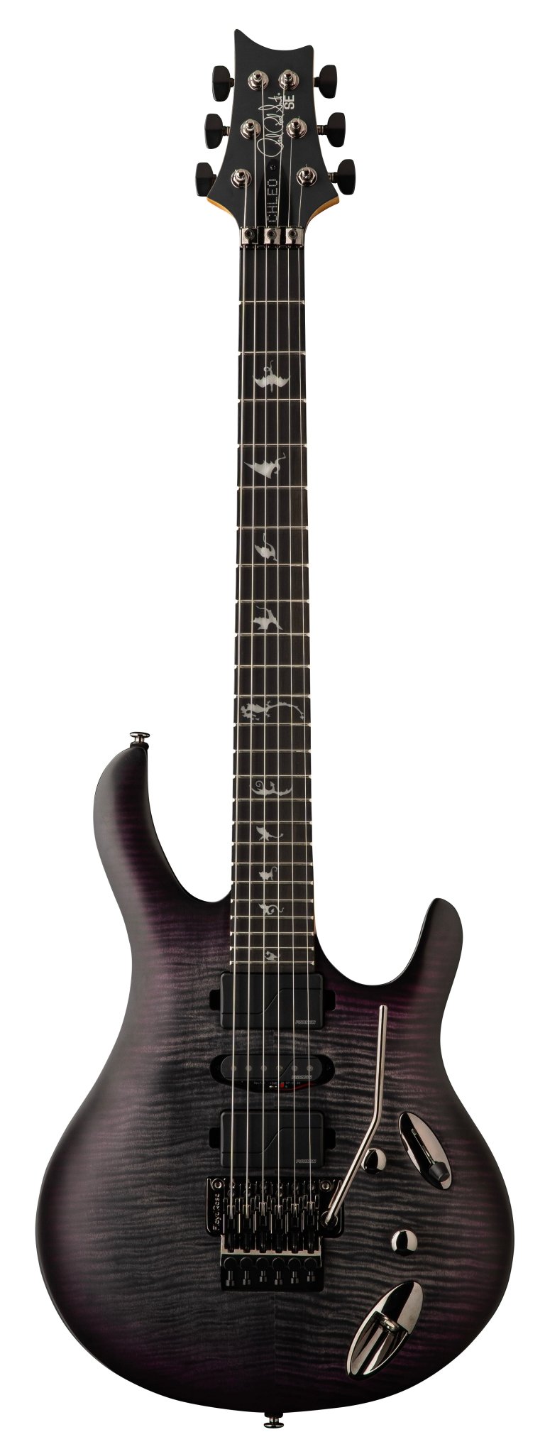 PRS SE Chleo Herman Li SIgnature Charcoal Purple Burst
