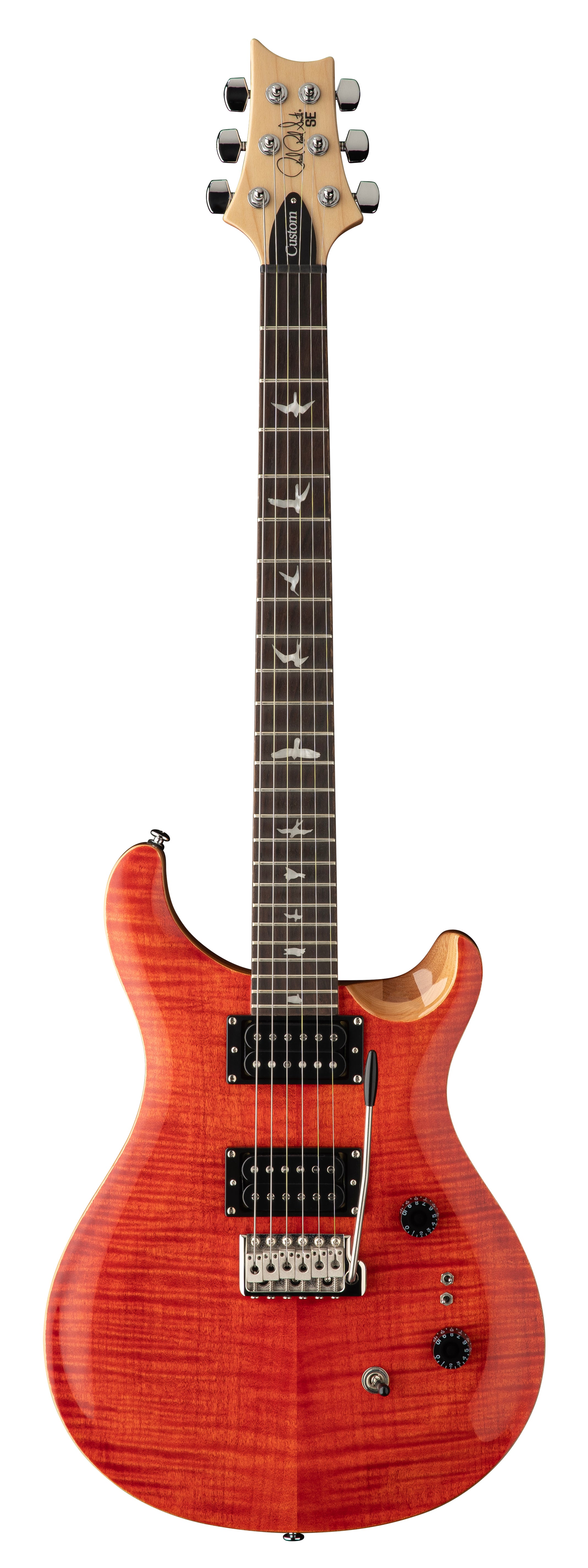 PRS SE Custom 24-08 Blood orange - HIENDGUITAR PRS SE GUITAR