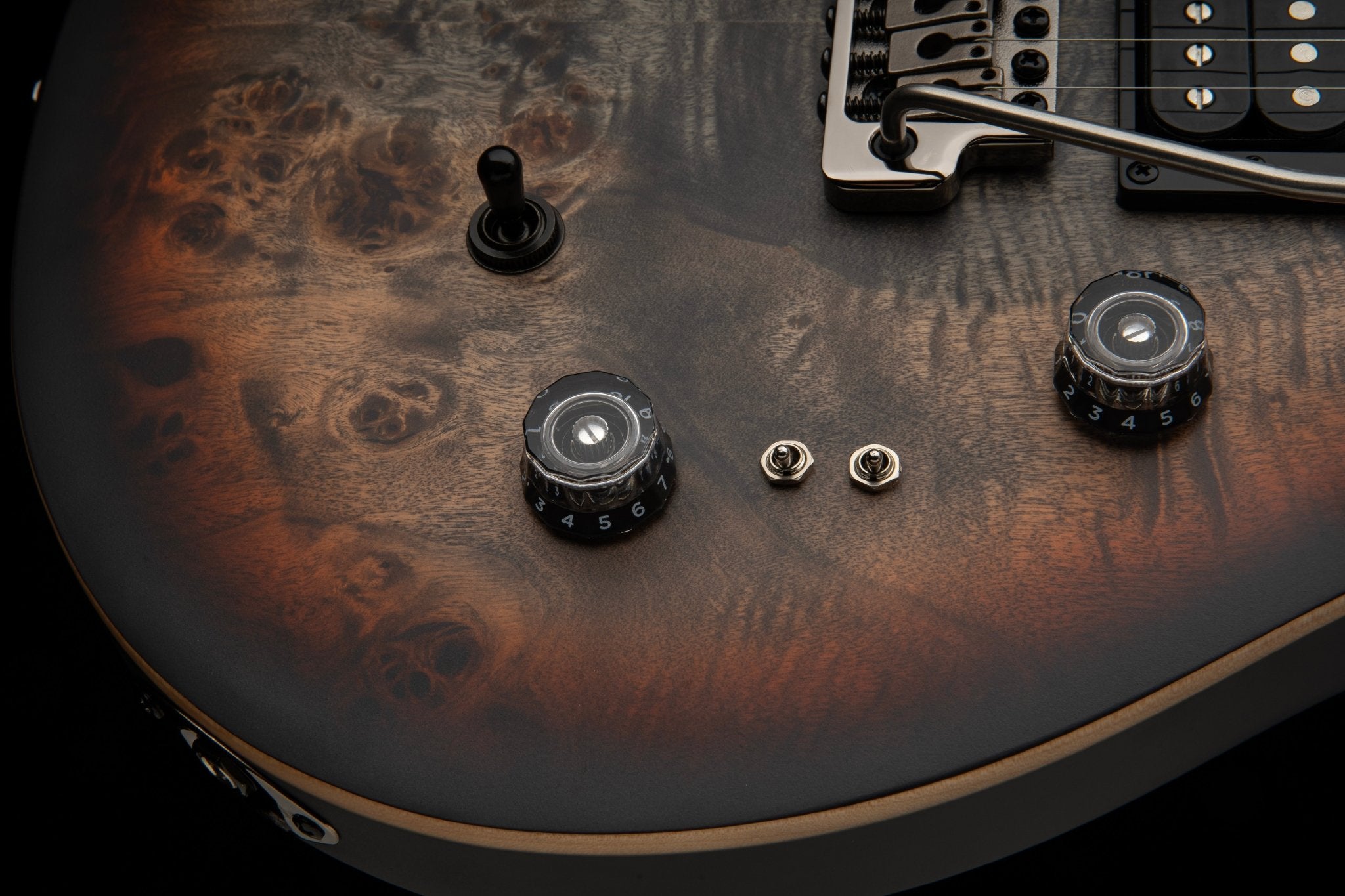 PRS SE "Exotic" Custom 24-08 Charcoal Cherry Midnight Burst