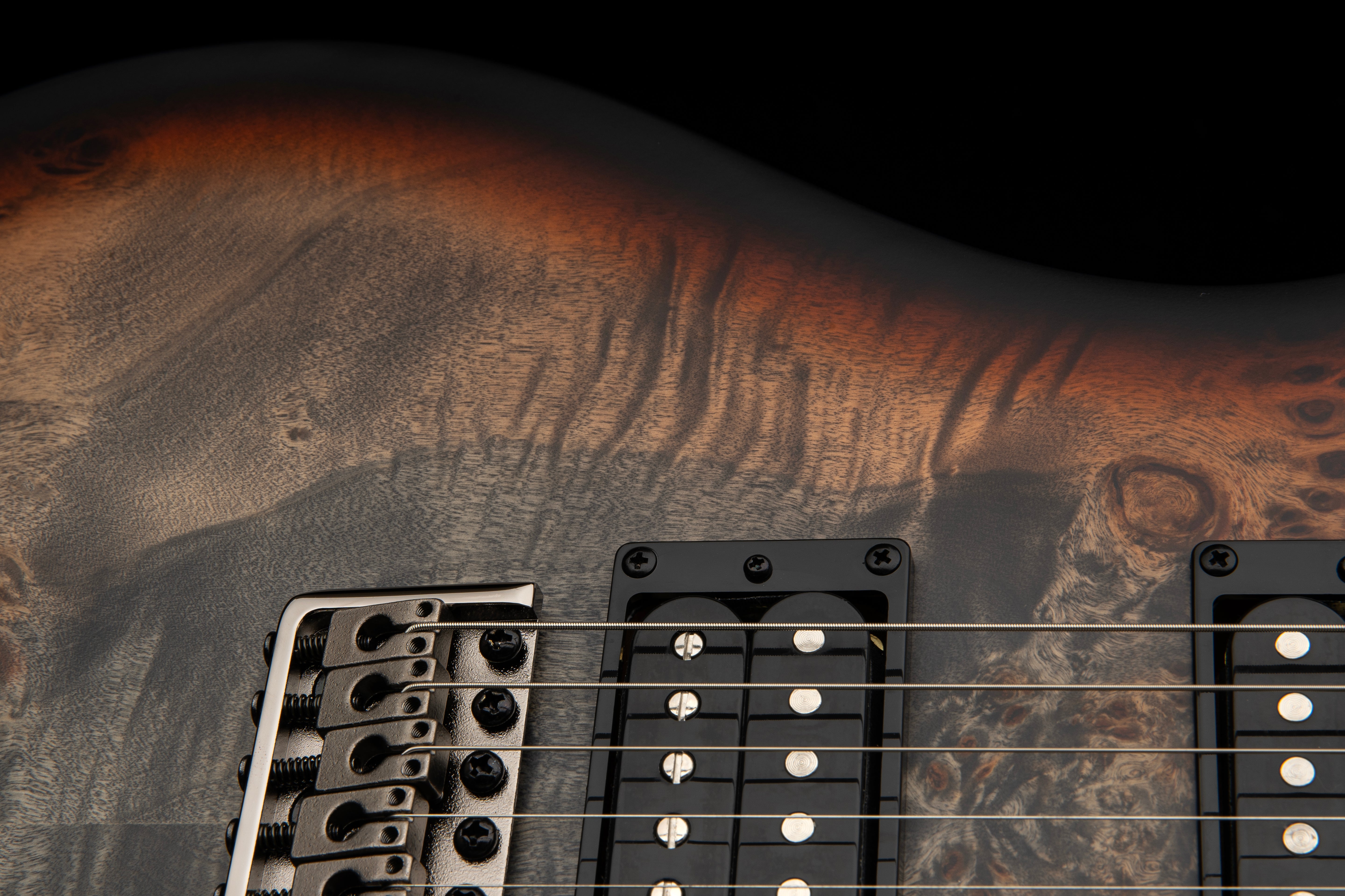 PRS SE "Exotic" Custom 24-08 Charcoal Cherry Midnight Burst