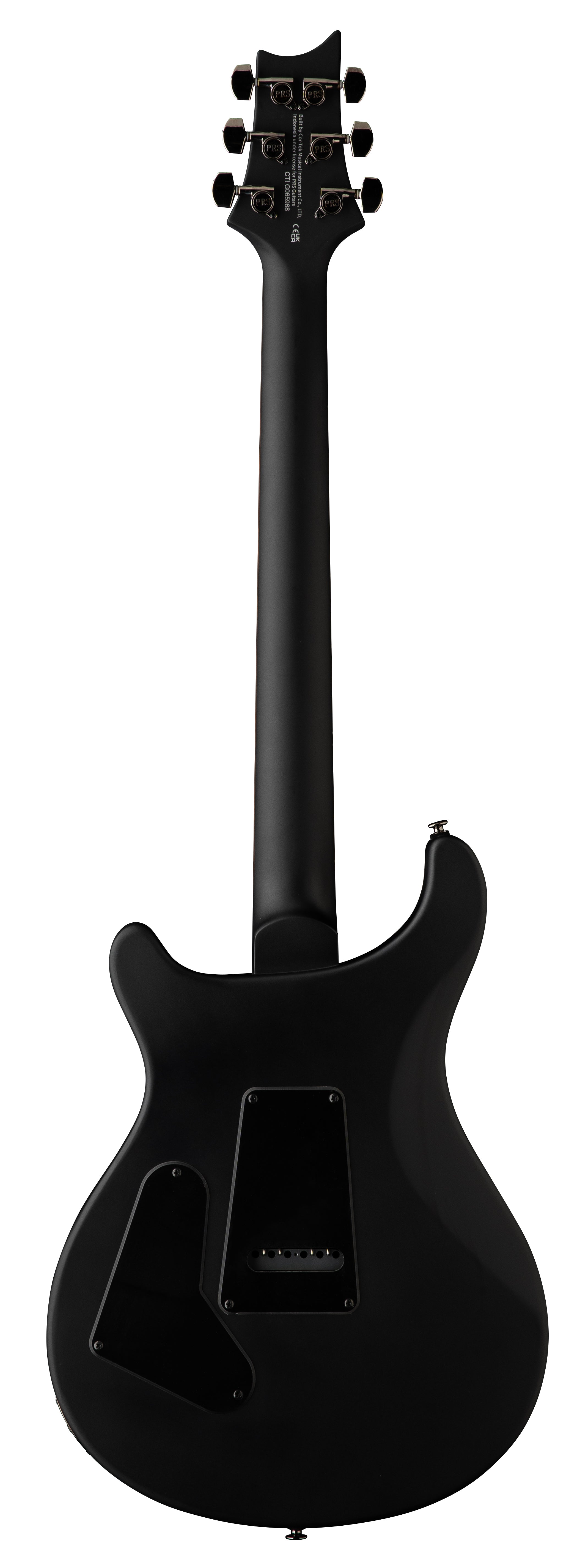 PRS SE "Exotic" Custom 24-08 Poplar Burl Lake Blue Midnight Burst