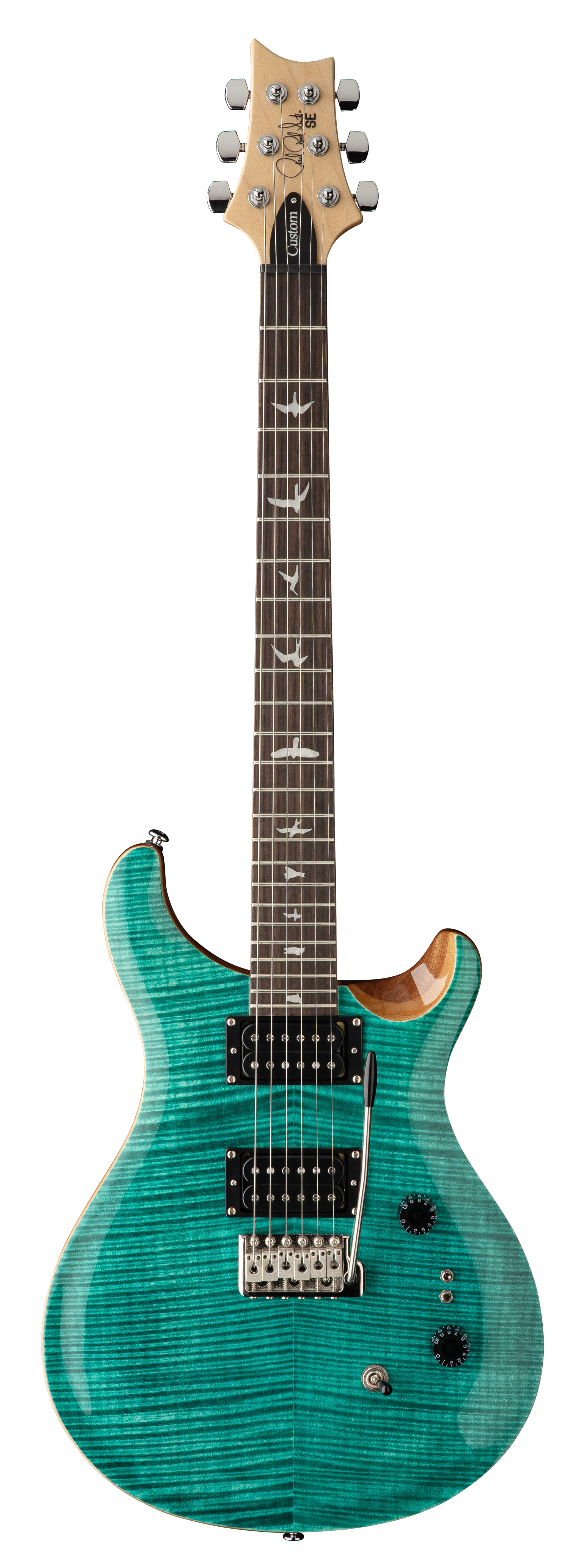 PRS SE Custom 24-08 Turquoise - HIENDGUITAR PRS SE GUITAR