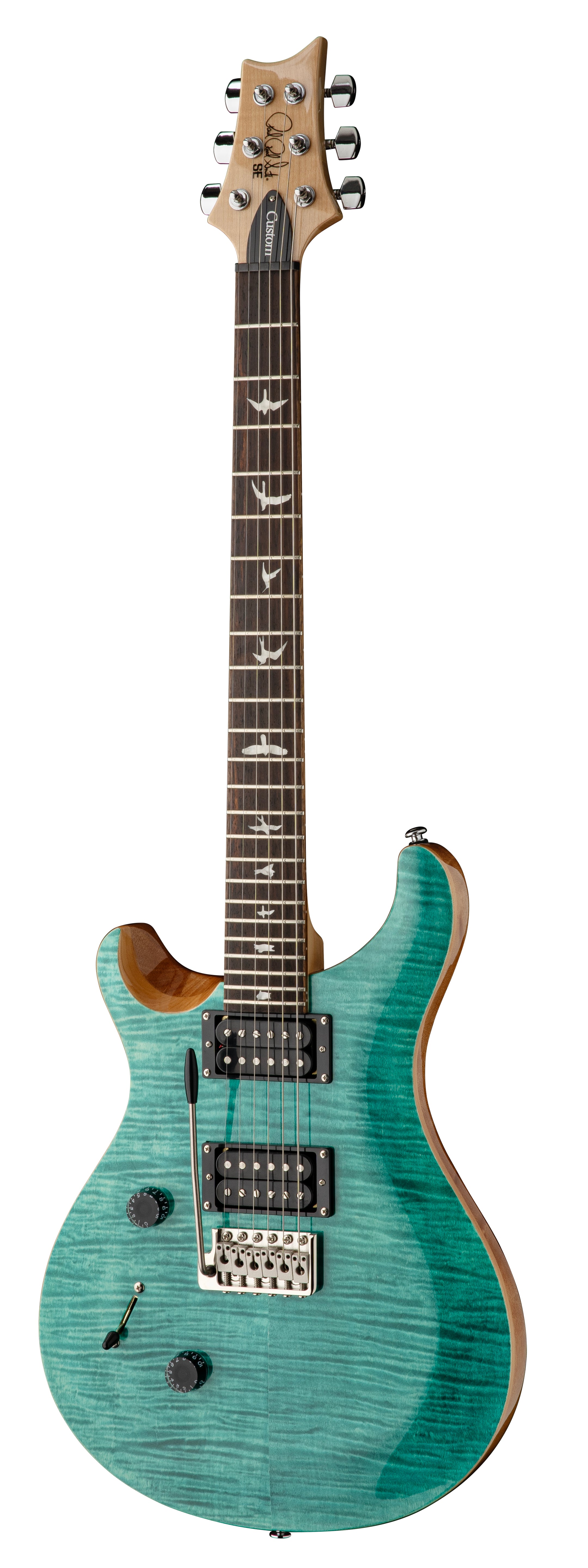 PRS SE lefty Custom 24 turquoise - HIENDGUITAR PRS SE GUITAR