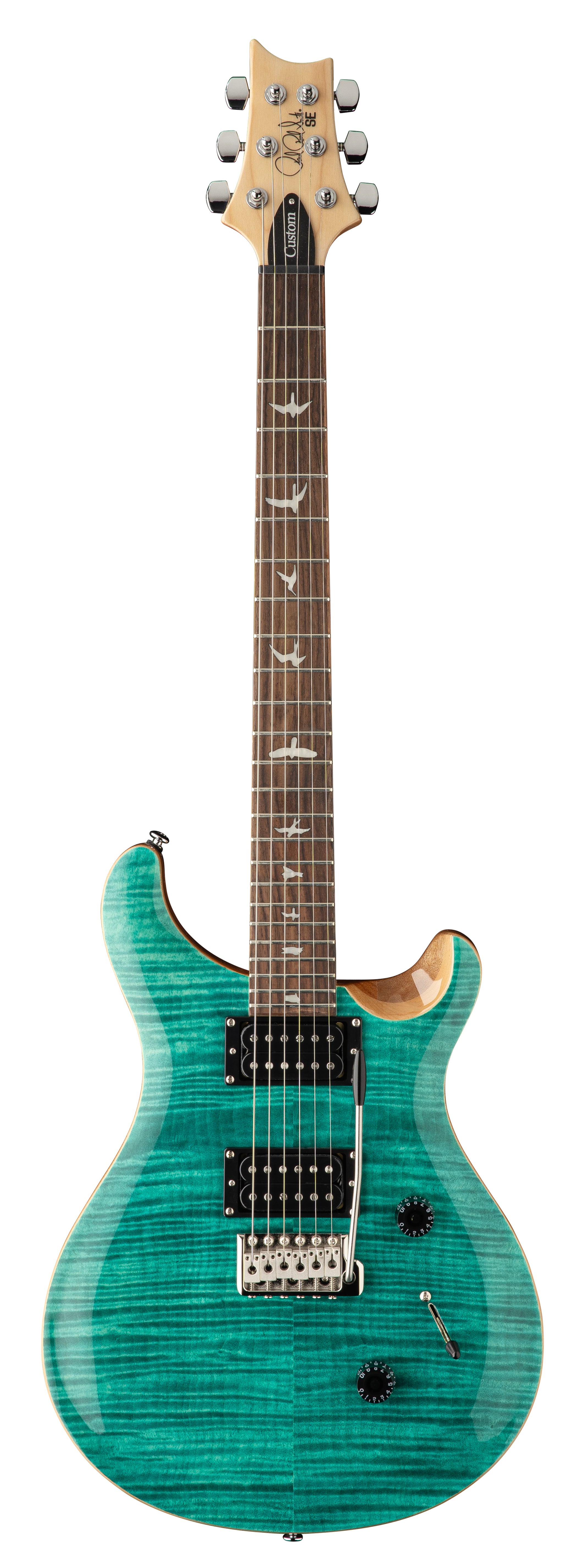 PRS SE Custom 24 Turquoise - HIENDGUITAR PRS SE GUITAR