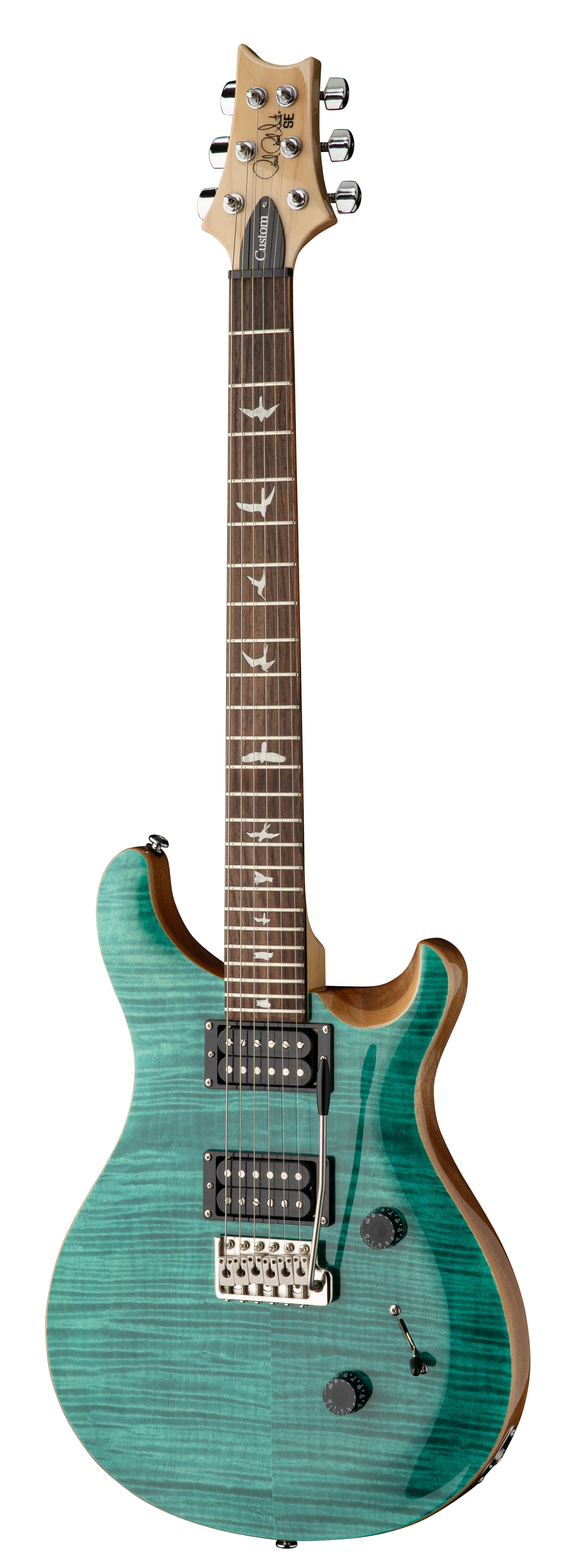 PRS SE Custom 24 Turquoise - HIENDGUITAR PRS SE GUITAR