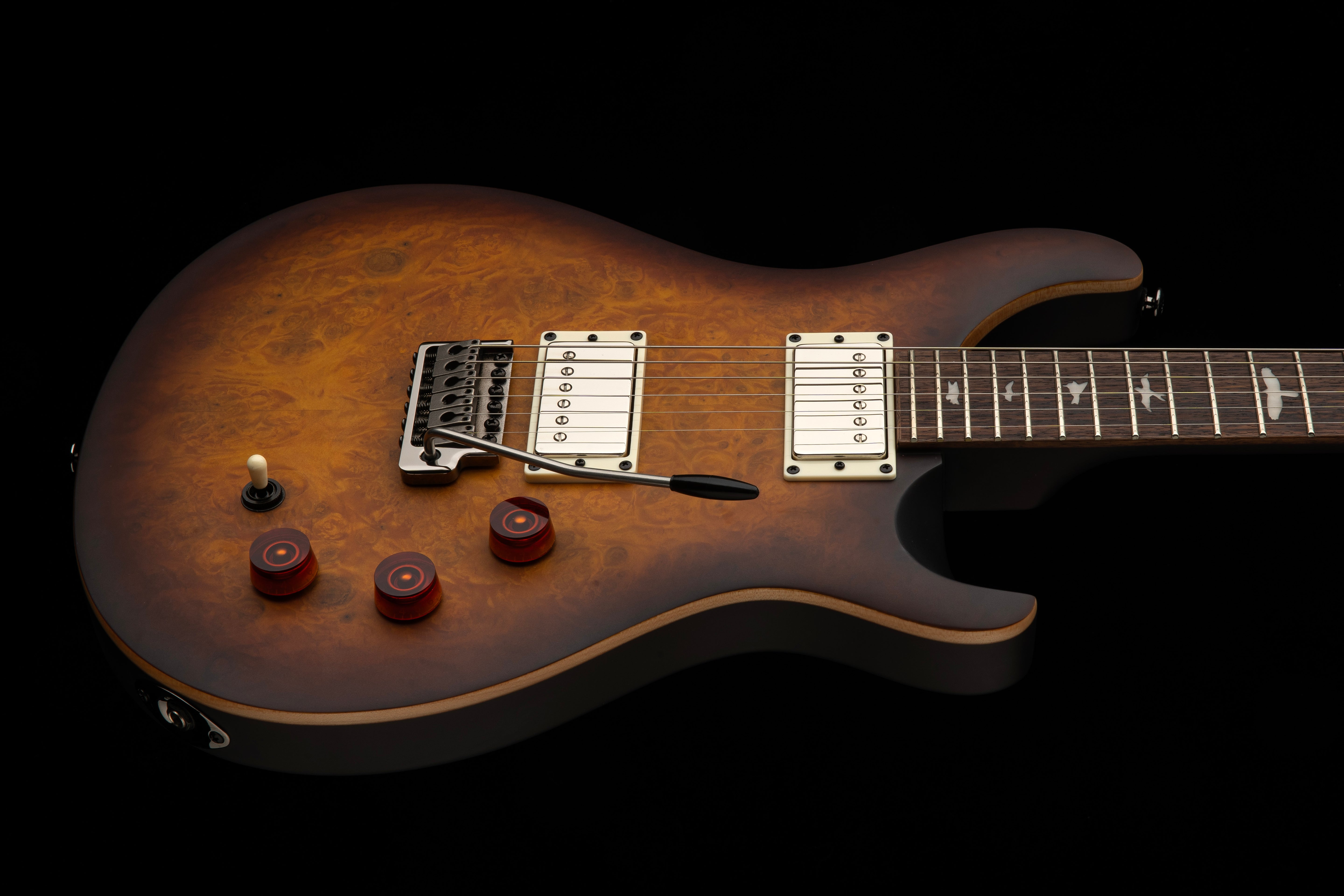 PRS SE "Exotic" DGT Laurel Burl McCarty Tobacco Burst