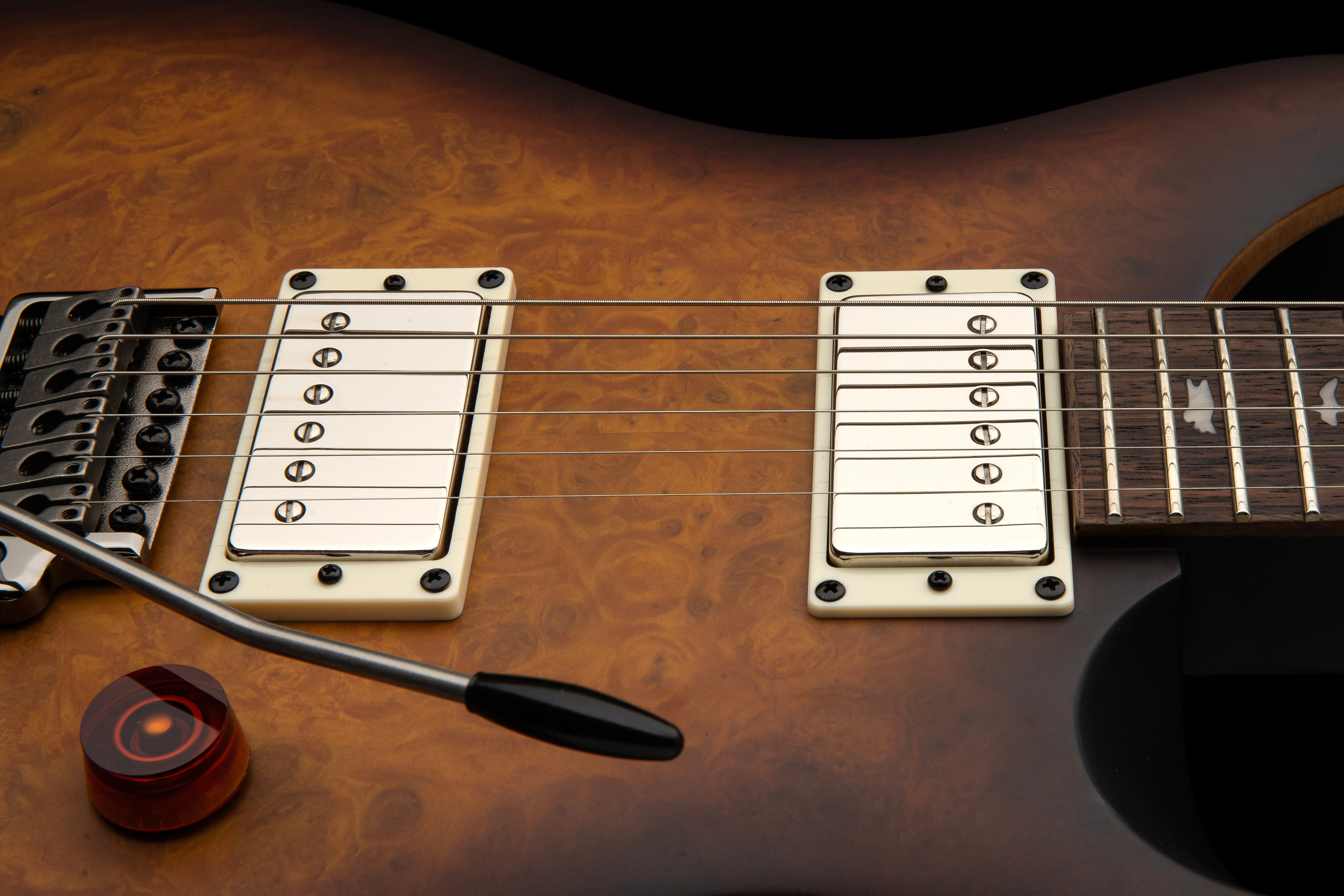 PRS SE "Exotic" DGT Laurel Burl McCarty Tobacco Burst