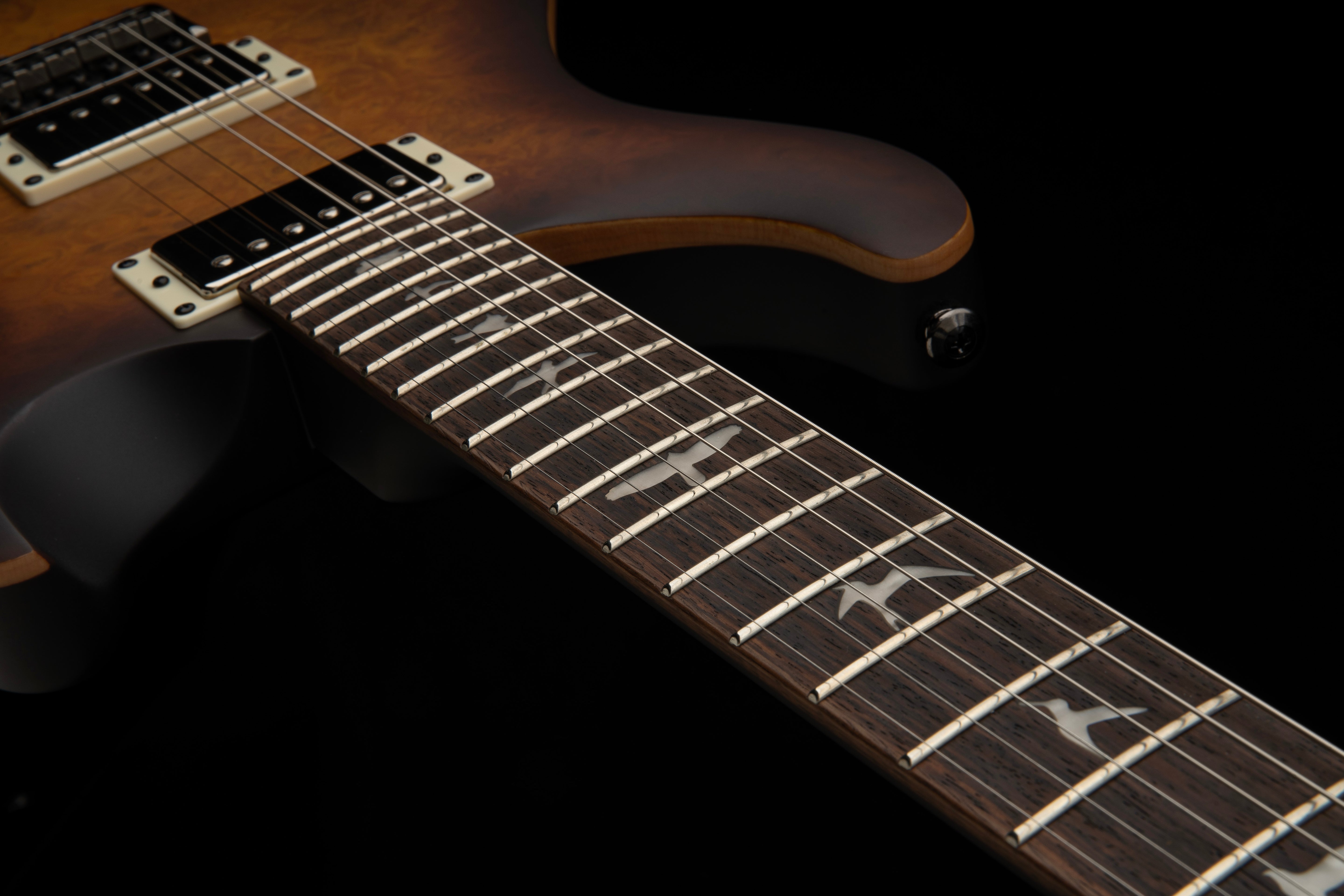 PRS SE "Exotic" DGT Laurel Burl McCarty Tobacco Burst