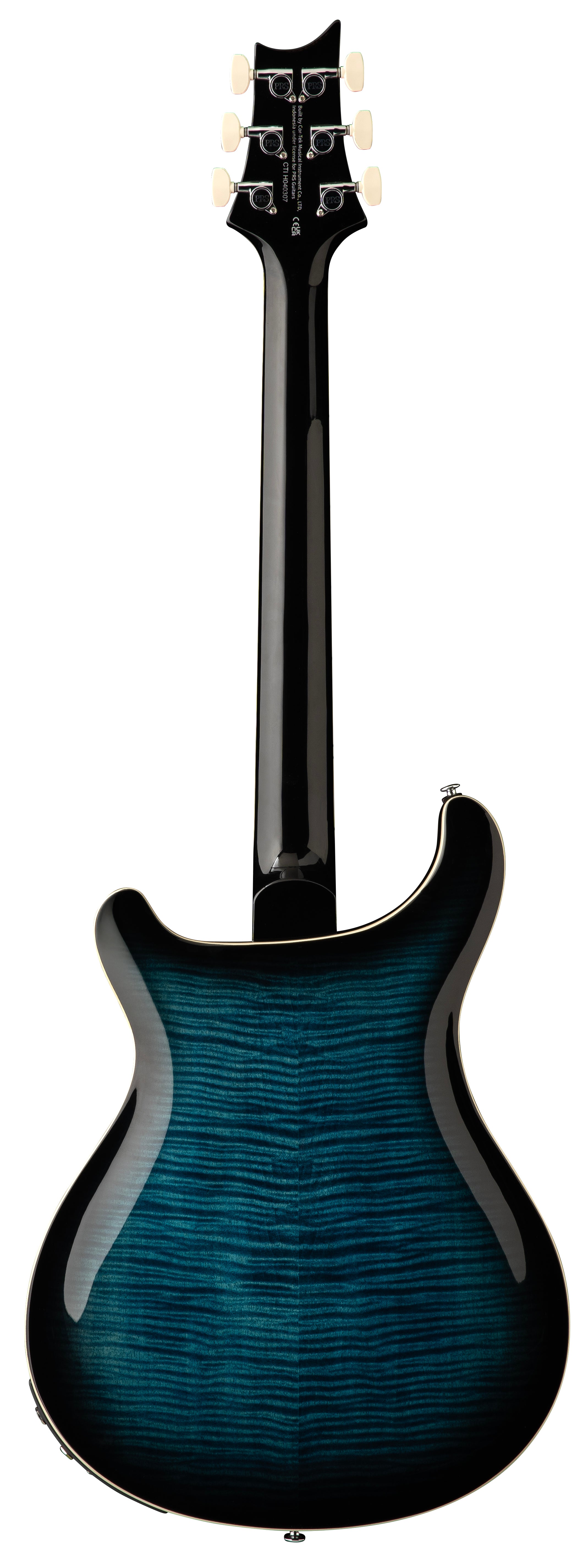 PRS SE Hollowbody II Piezo - Peacock Blue Smokeburst *