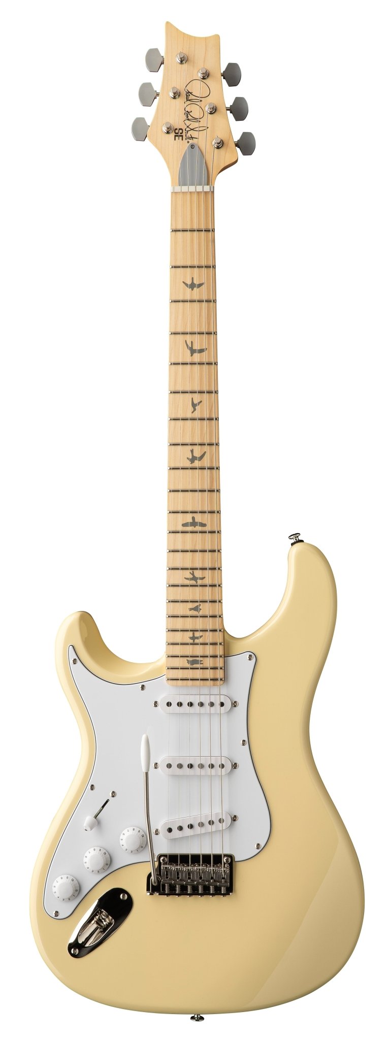 PRS SE Silver Sky Maple Moon White "Lefty"