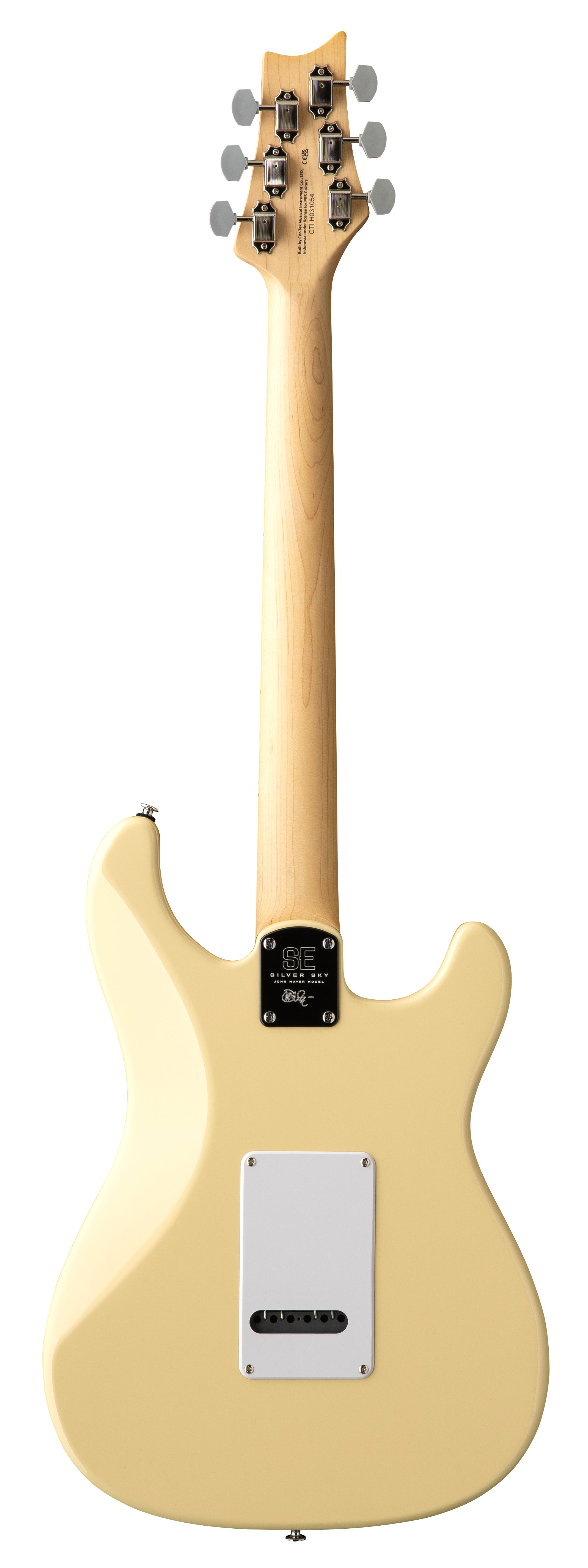 PRS SE Silver Sky Maple Moon White "Lefty"