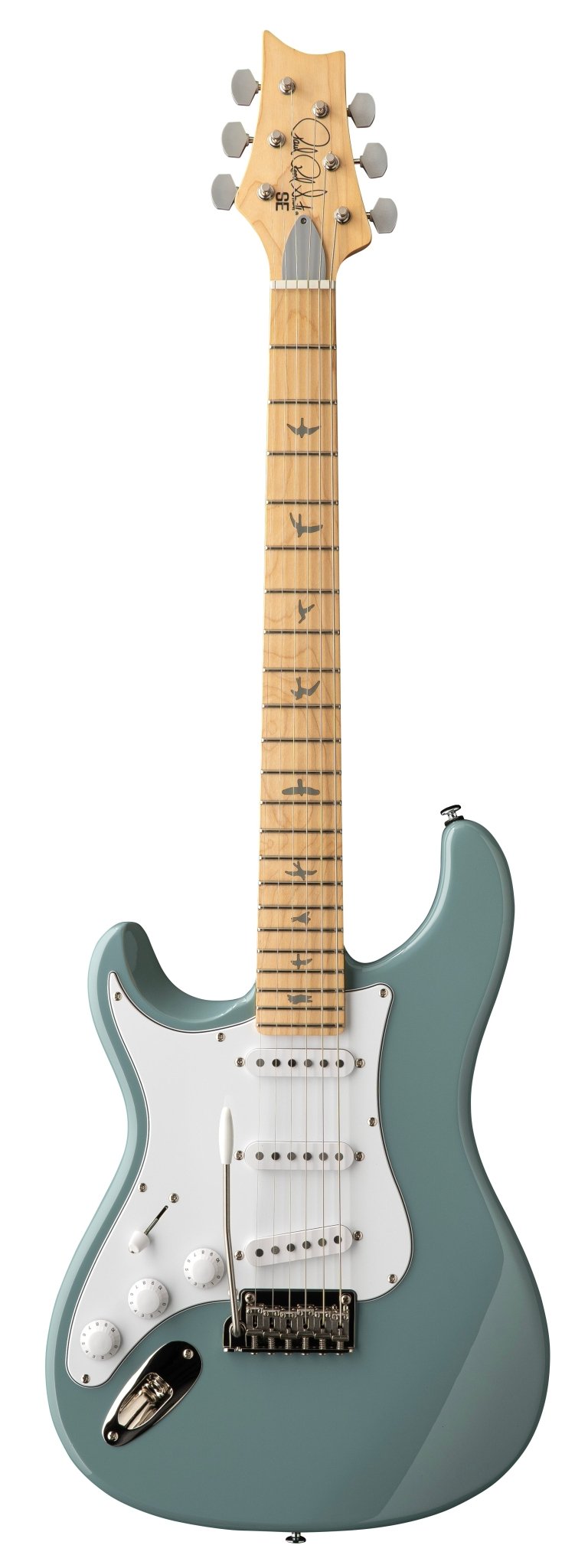 PRS SE Silver Sky Maple Stone Blue "Lefty"