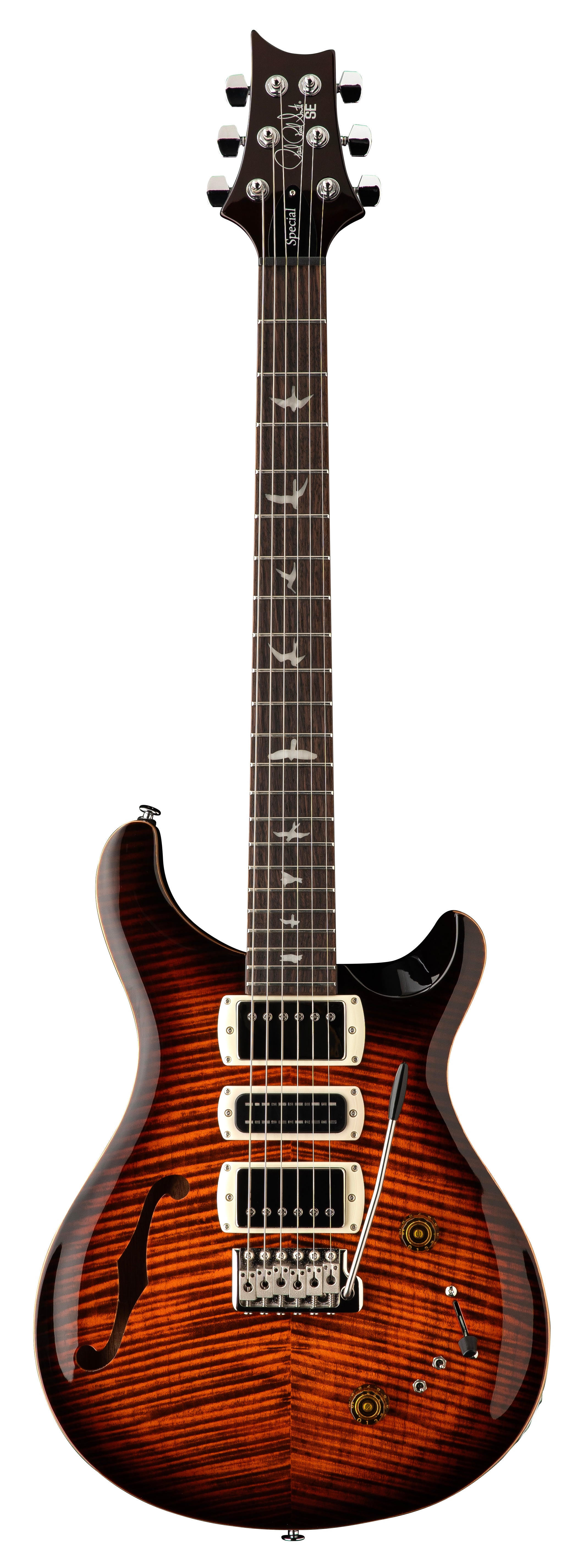 PRS SE Special Semi-Hollow Orange Tiger Smokeburst