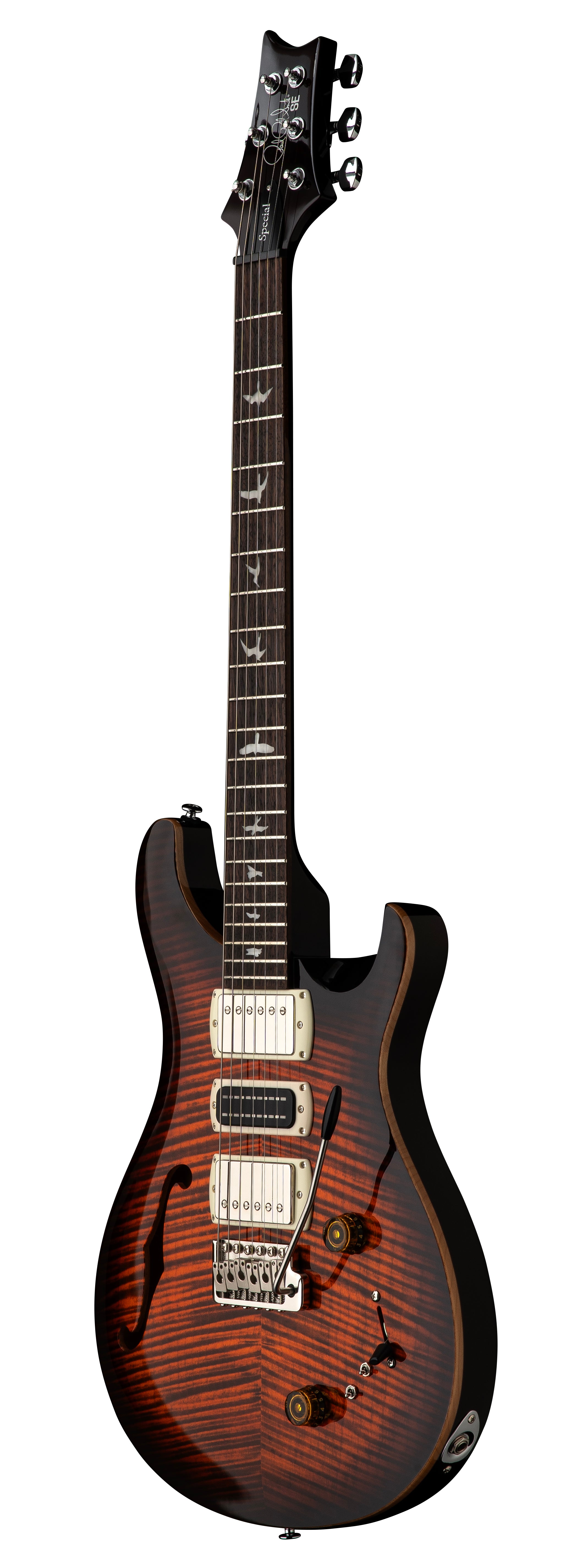 PRS SE Special Semi-Hollow Orange Tiger Smokeburst