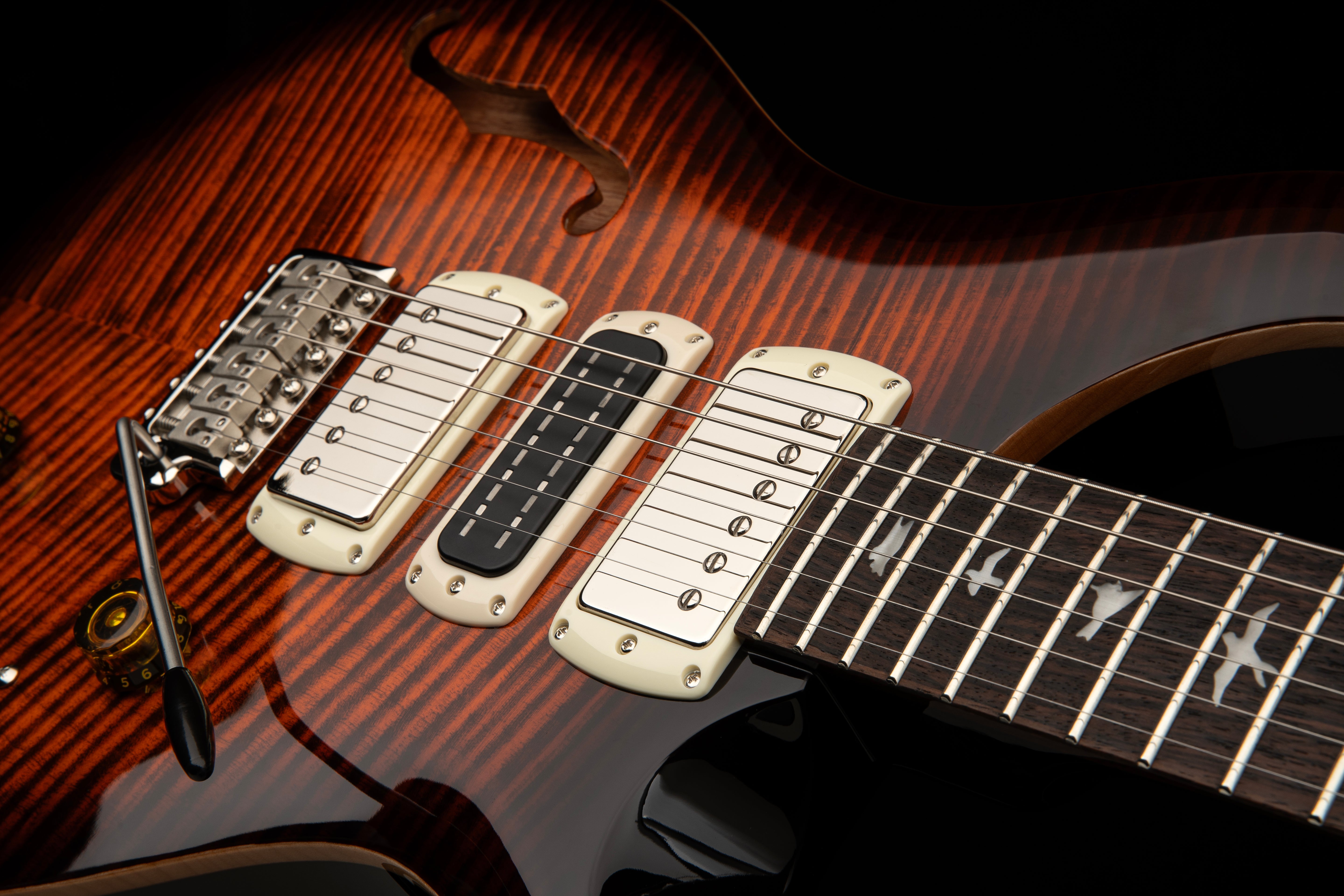 PRS SE Special Semi-Hollow Orange Tiger Smokeburst