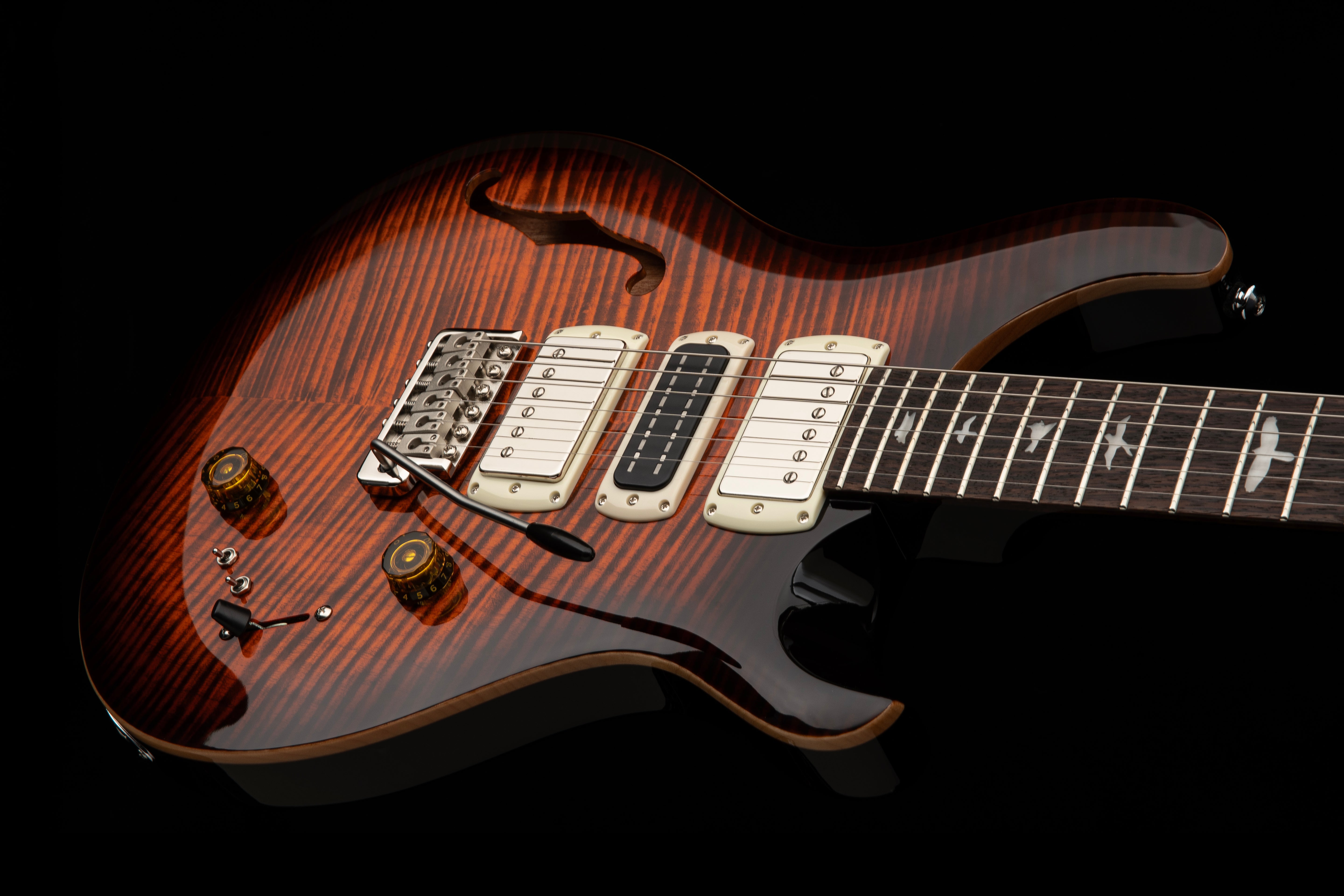 PRS SE Special Semi-Hollow Orange Tiger Smokeburst