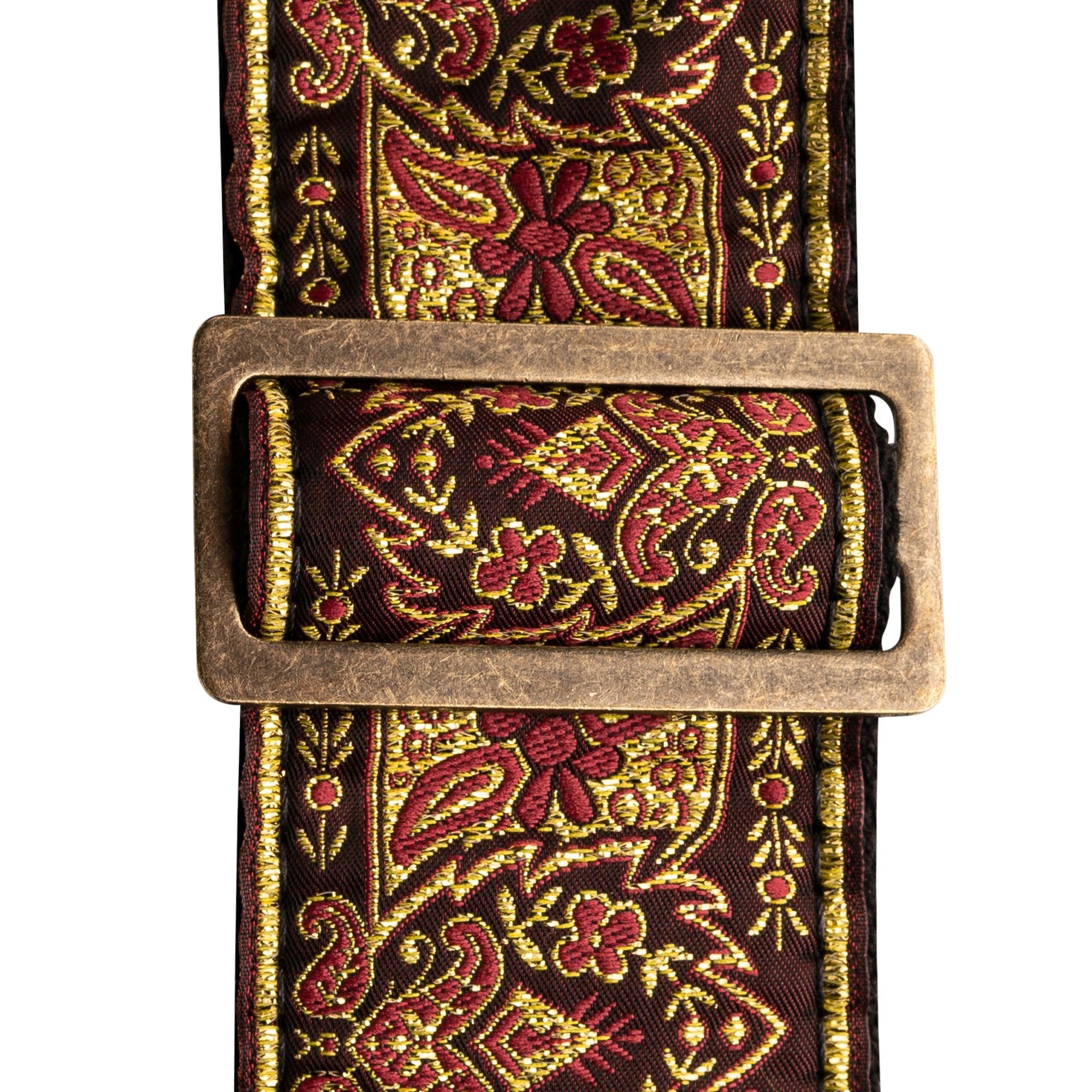 PRS 2" Deluxe Retro Jacquard Strap Burgundy 108055:009