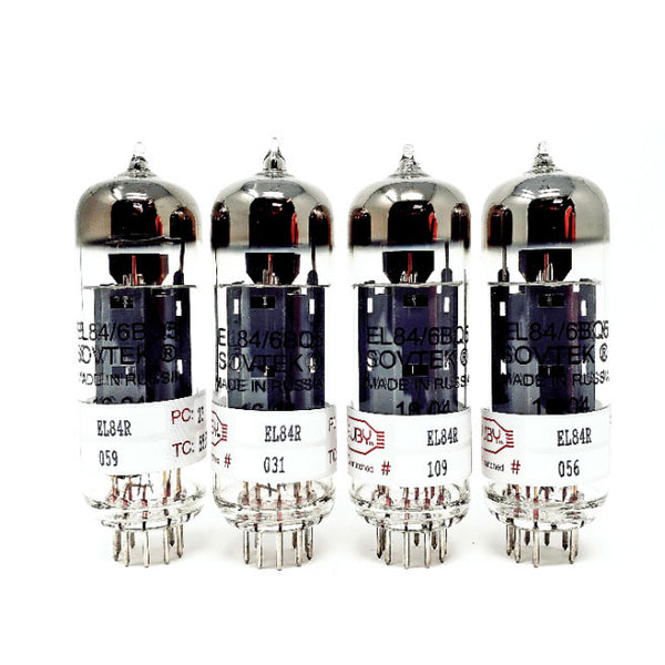 Ruby tubes EL84 SOVTEK Matched Tubes QUAD ( pack of 4) - HIENDGUITAR HIENDGUITAR tube
