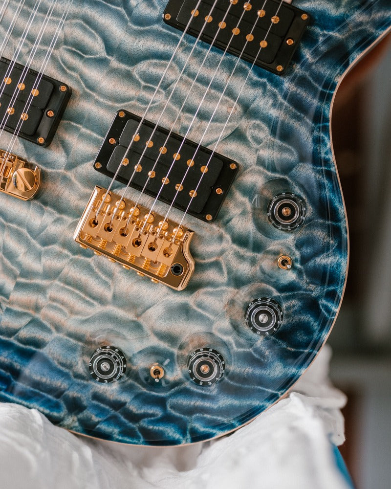 PRS Private stock Doubleneck indigo glow PS 10942 0383427