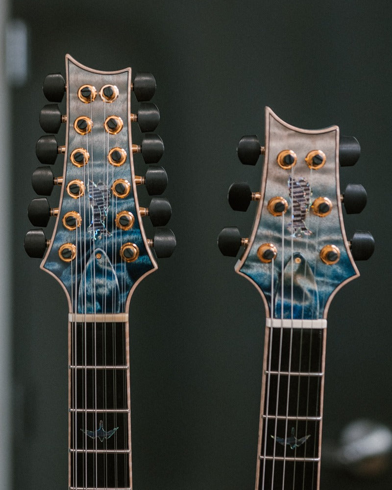 PRS Private stock Doubleneck indigo glow PS 10942 0383427