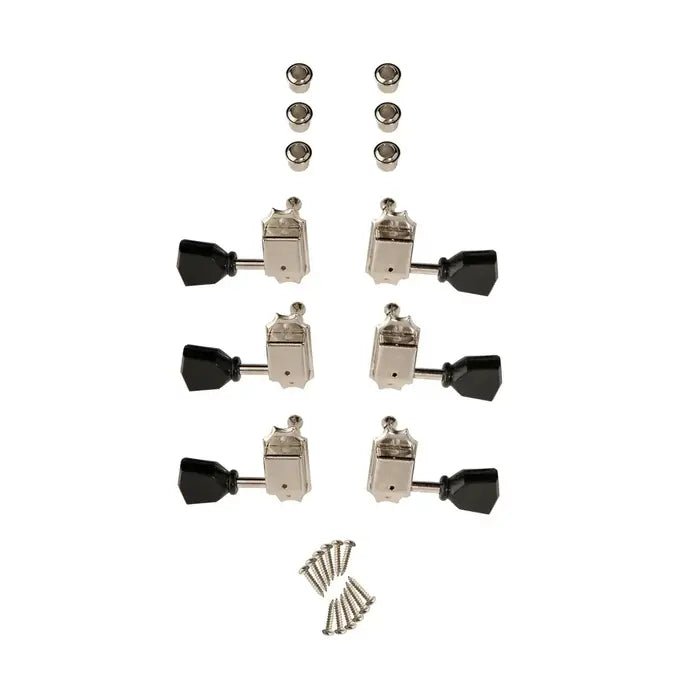 PRS SE Vintage Style Tuner, Chrome w/Black Tulip - Set of 6