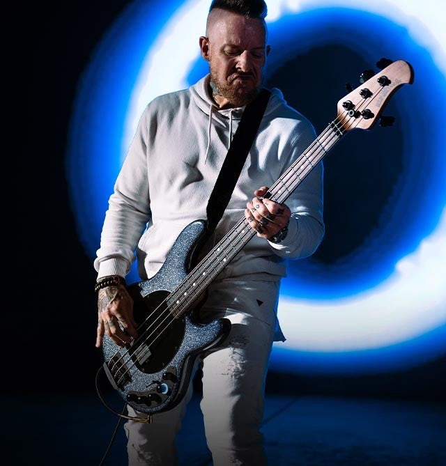 Musicman darkray 5 starry night S09256 - HIENDGUITAR HIENDGUITAR