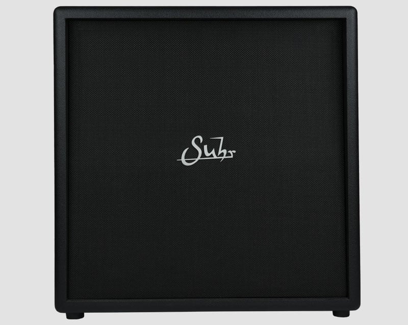Suhr 4x12 Cabinet, Black, G12M, Gold logo 05-SUR-0056