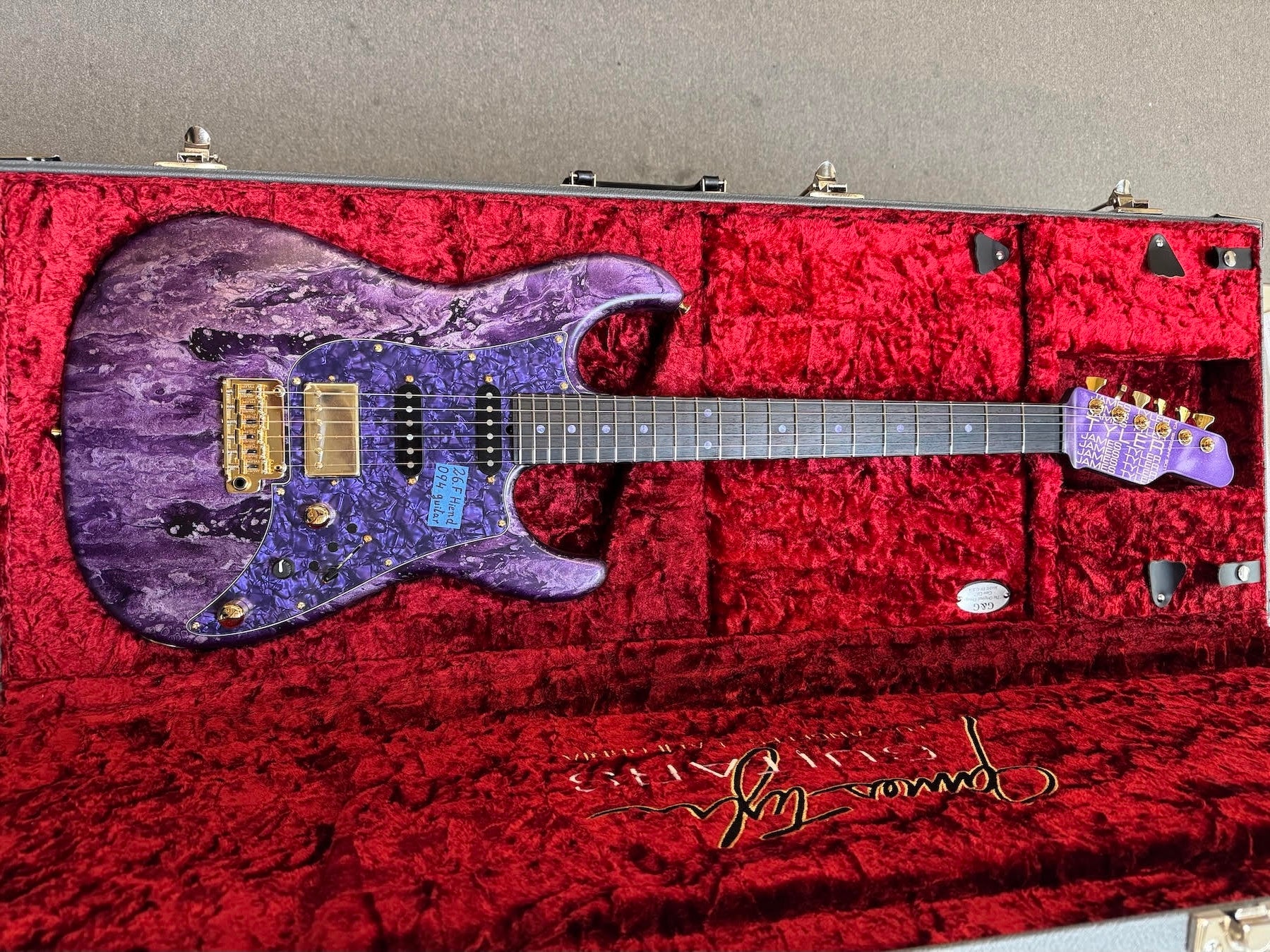 James Tyler Studio Elite HDX Double Amethyst Shmear Gold Package 26210