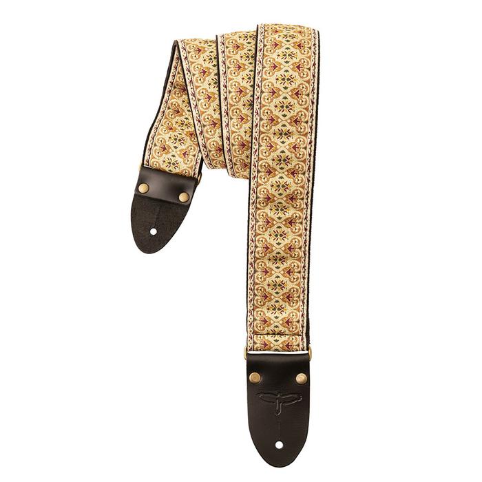 PRS Limited 2" Retro Design Yellow/Gold Strap - HIENDGUITAR PRS Straps