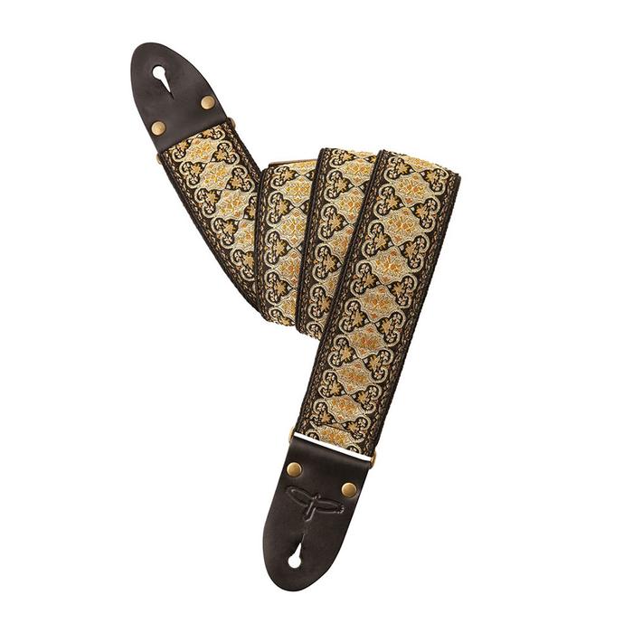 PRS Limited 2" Retro Design Gold/Black Strap - HIENDGUITAR PRS Straps