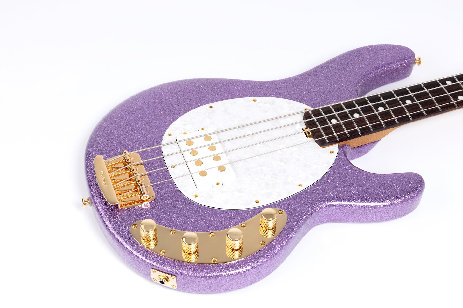 Ernie Ball Music Man StingRay Special 5 H Bass Guitar - Amethyst Sparkle with Rosewood Fingerboard F94930 - HIENDGUITAR Musicman bass