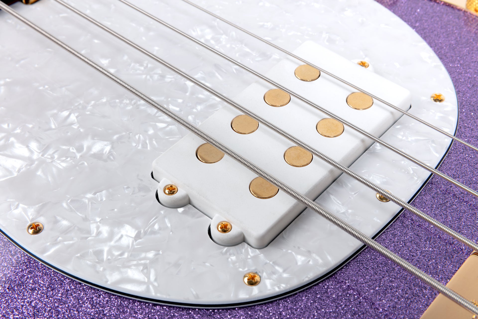 Ernie Ball Music Man StingRay Special 5 H Bass Guitar - Amethyst Sparkle with Rosewood Fingerboard F94930 - HIENDGUITAR Musicman bass