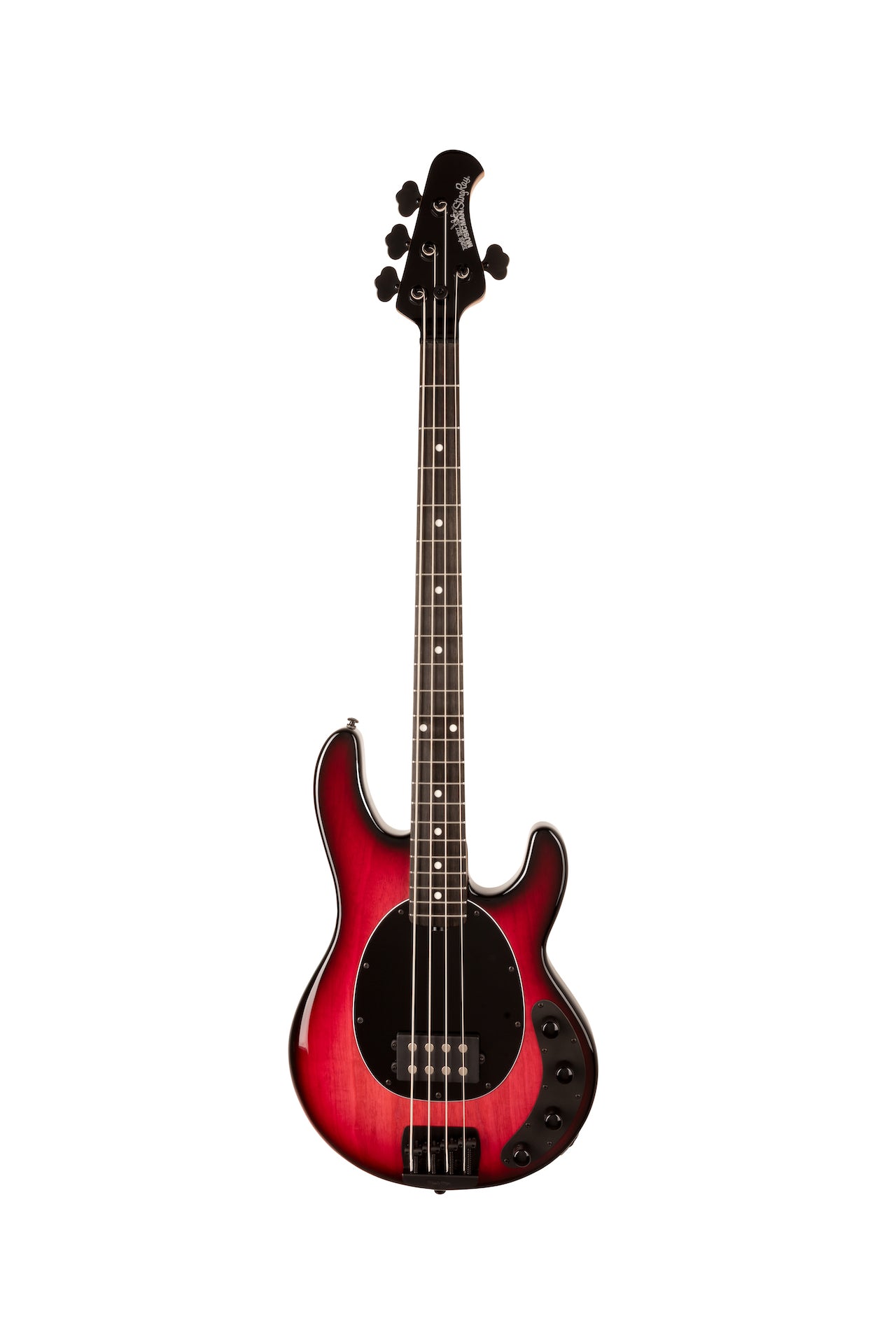 Ernie Ball Music Man StingRay Special 4 H Bass Guitar - Raspberry Burst with Ebony Fingerboard F95360 - HIENDGUITAR Musicman bass